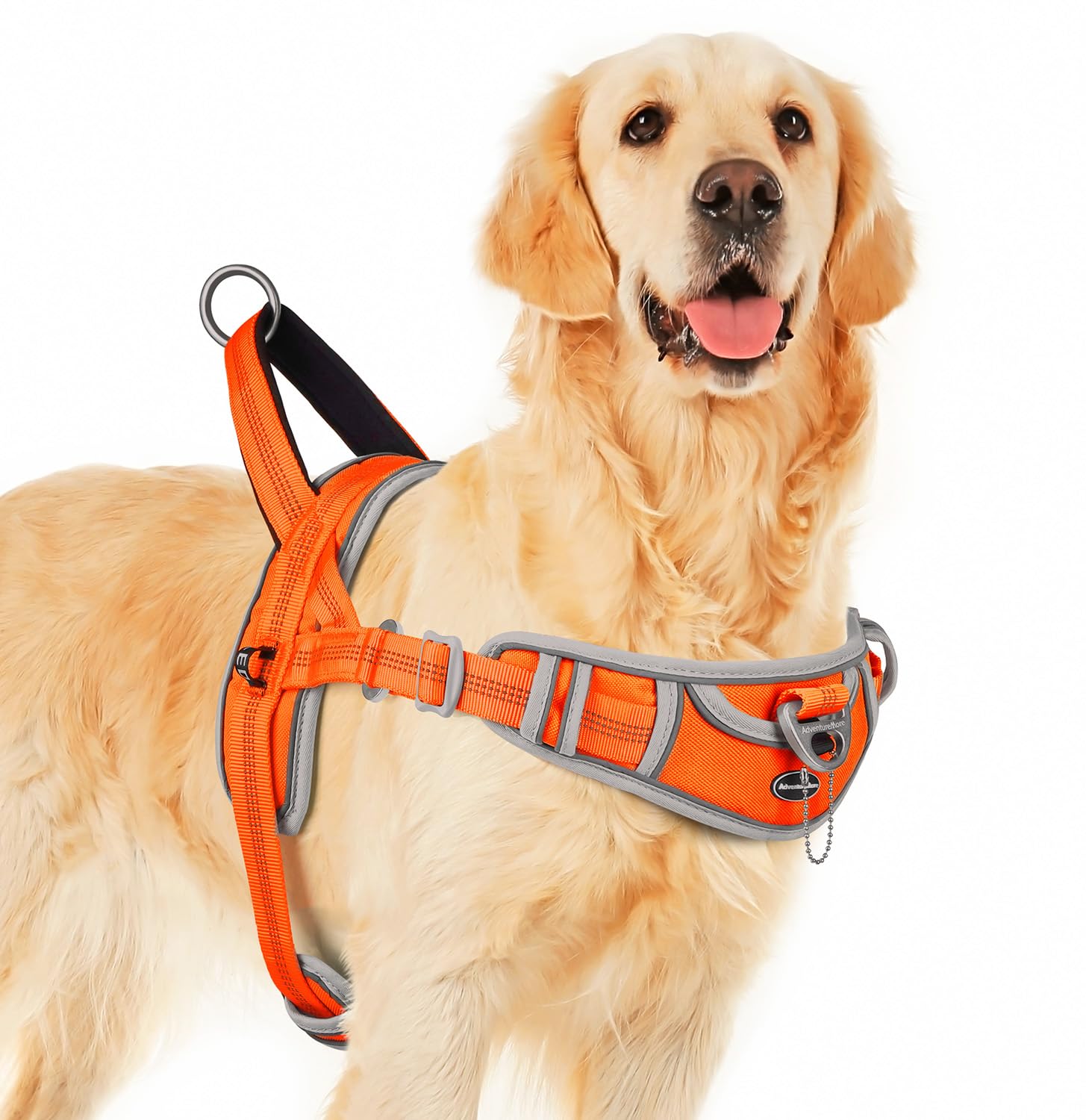 ADVENTUREMORE Dog Harness for Large Dogs No Pull, Sport Dog Halter Harness Reflective Breathable Dog Vest Escape Proof Dog Harne