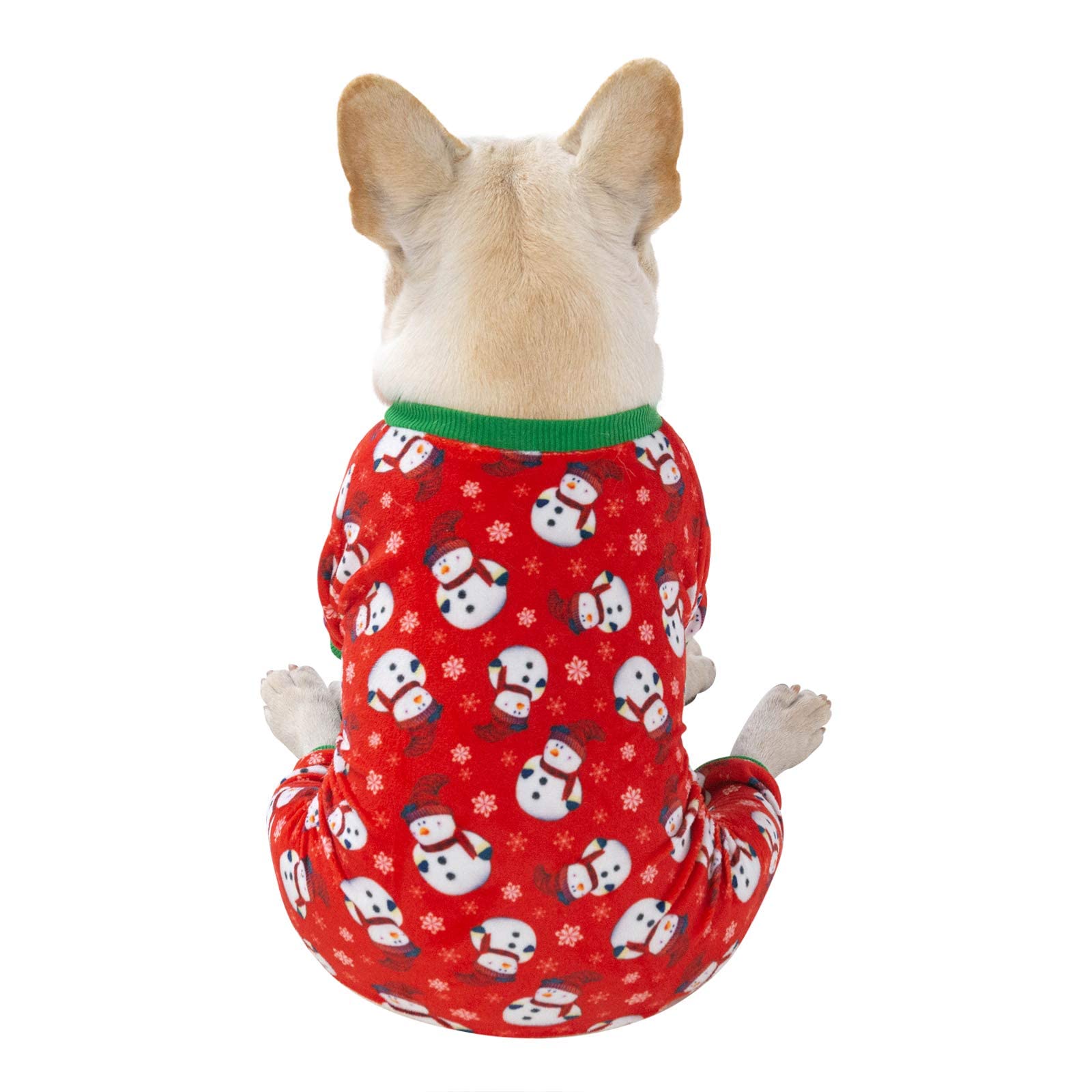 Cutebone Dog Christmas Pajamas Sweater Gifts For Small Dogs Clothes P136Xl