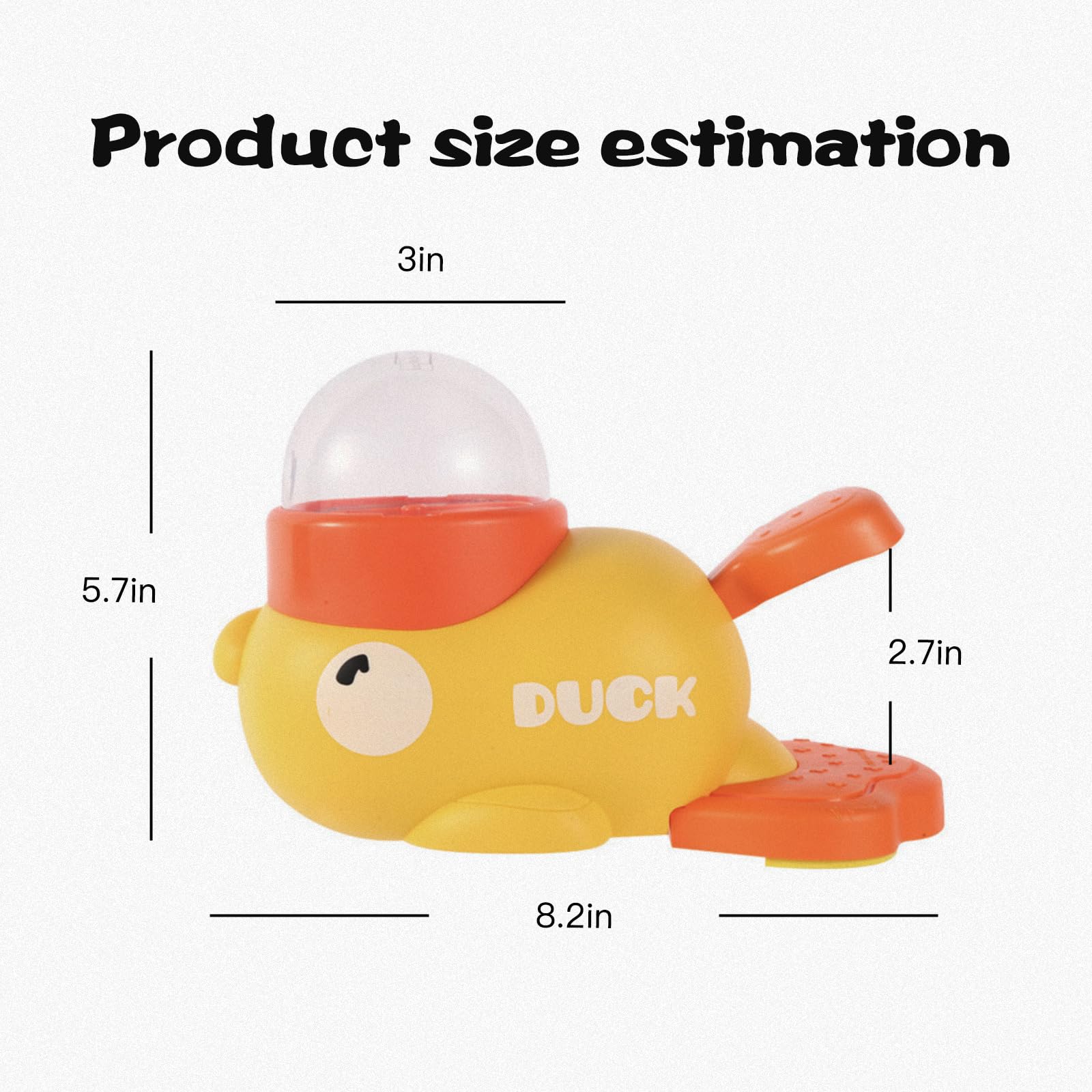 DZHPSRSZ Dog Treat Dispenser Toy Interactive,Duck Pet Feeder,Puzzle Toys for Dogs or Cat,Duck Pet Feeder to Focus Dogs Attentio