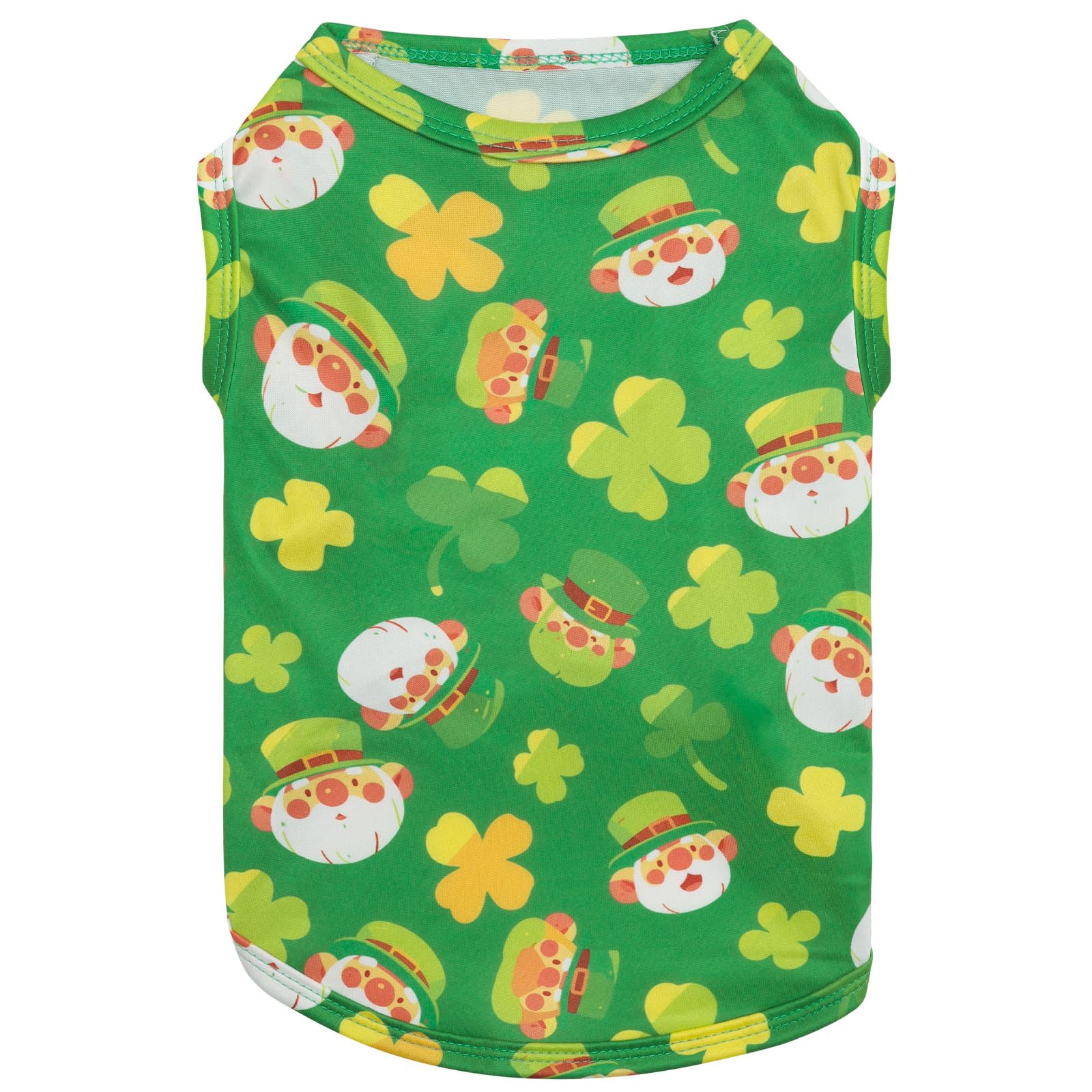 Cutebone Soft St.Patrick'S Day Dog Shirt Lightweight Small Puppy T-Shirts Pet Clothes Breathable Tee Vest Stretchy Outfit Cat Ap