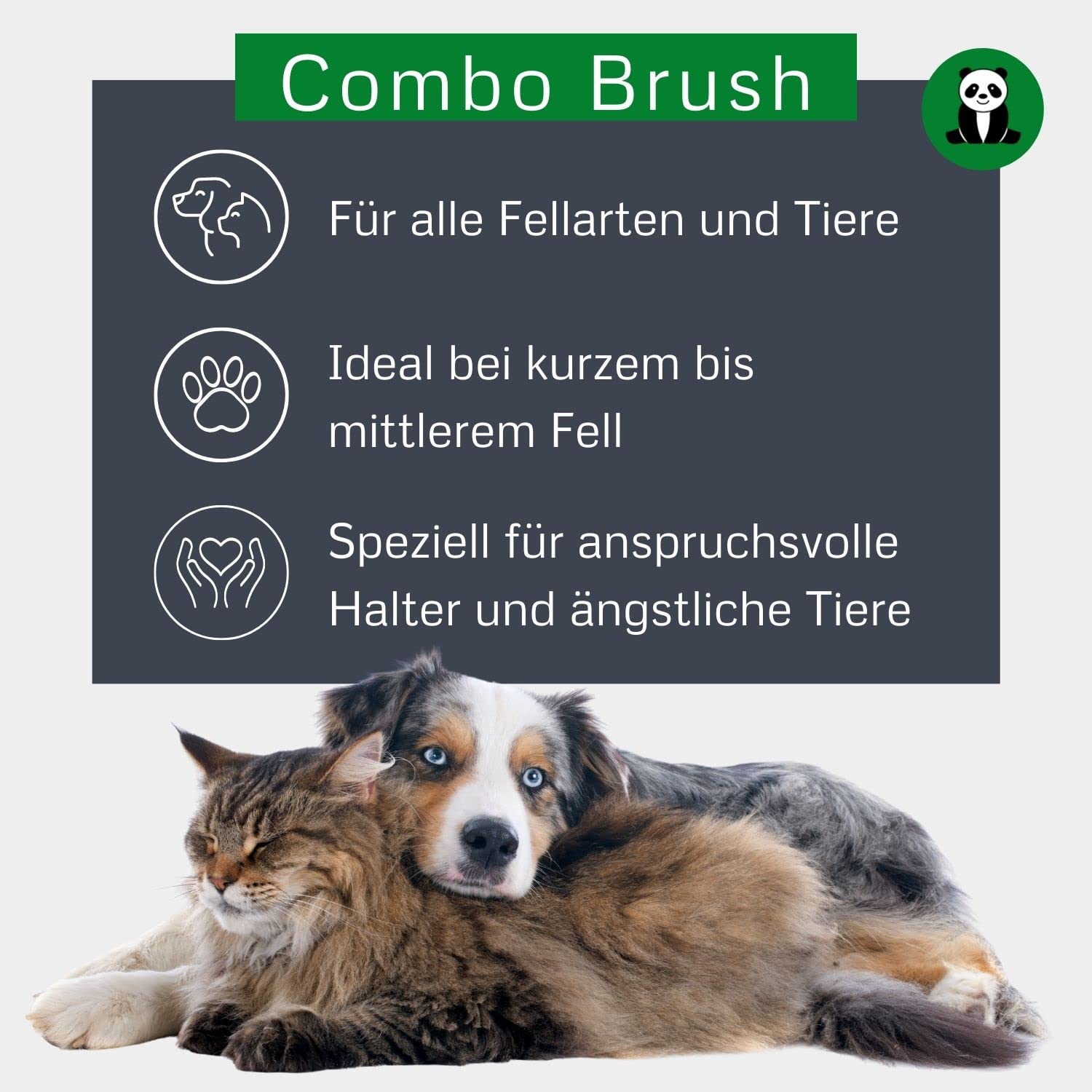 Alcott Bamboo Groom Oval Brush For Pets