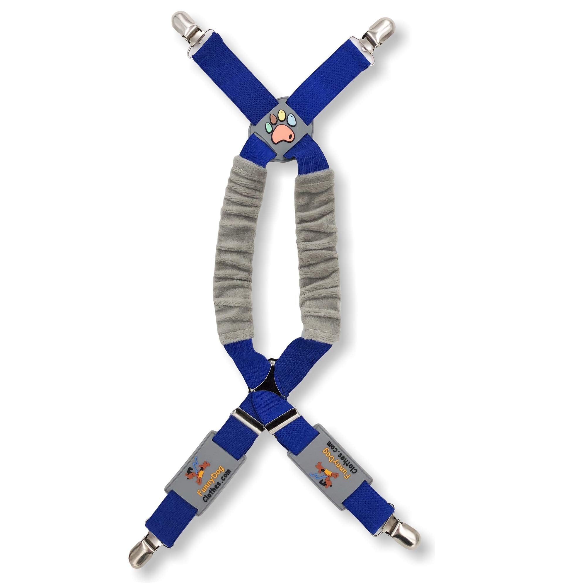 Funnydogclothes Dog Suspenders For Pet Clothes Apparel Diapers Pants Skirt Belly Bands Small Medium And Large Dogs (L/Xxl: 25Lb