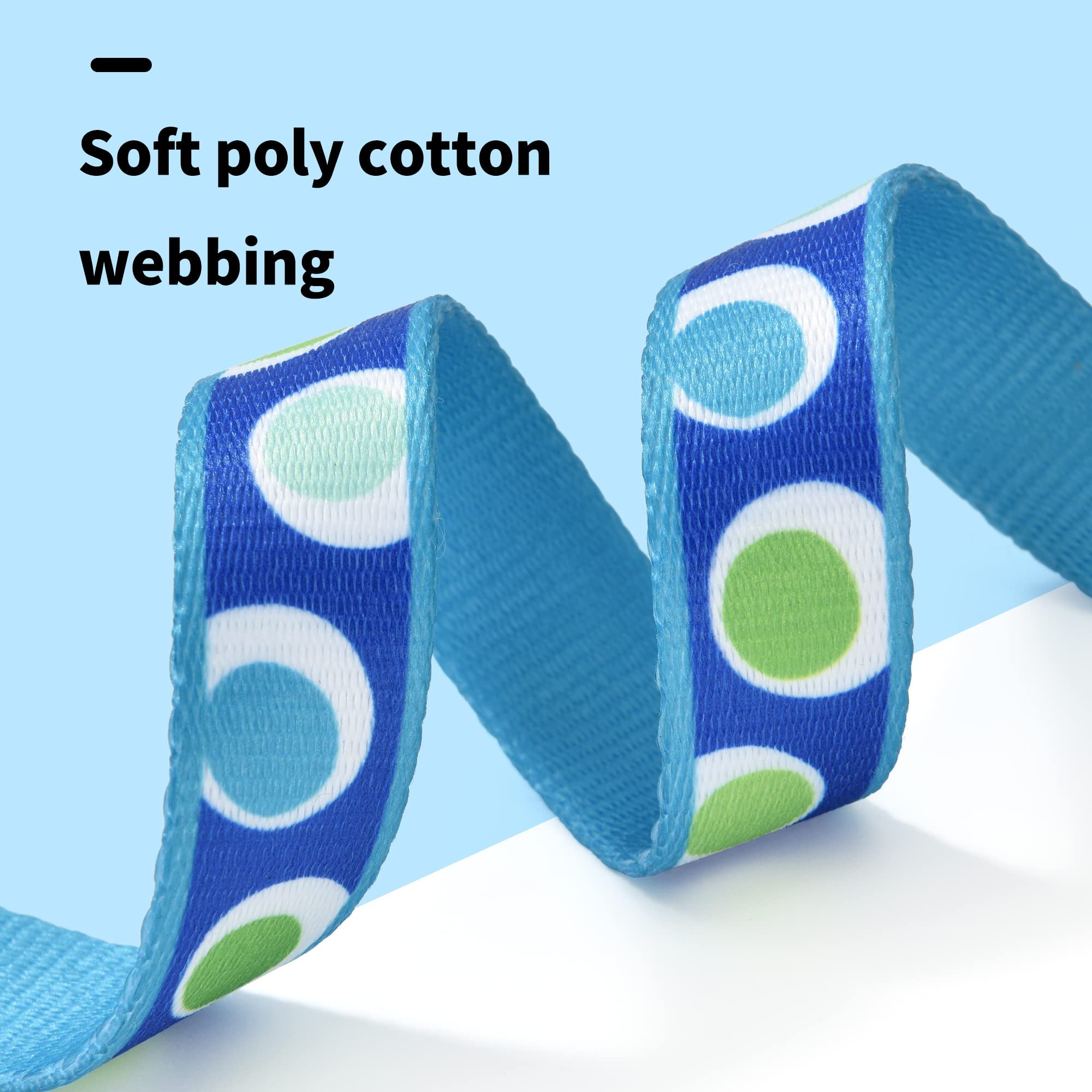 Mile High Life Dog Collar | Nylon Puppy Collars W Cute Patterns | Lightweight Girl Dog Collar | Boy Dog Collar For Small/Medium/Large Dogs (Blue Dot, Medium)