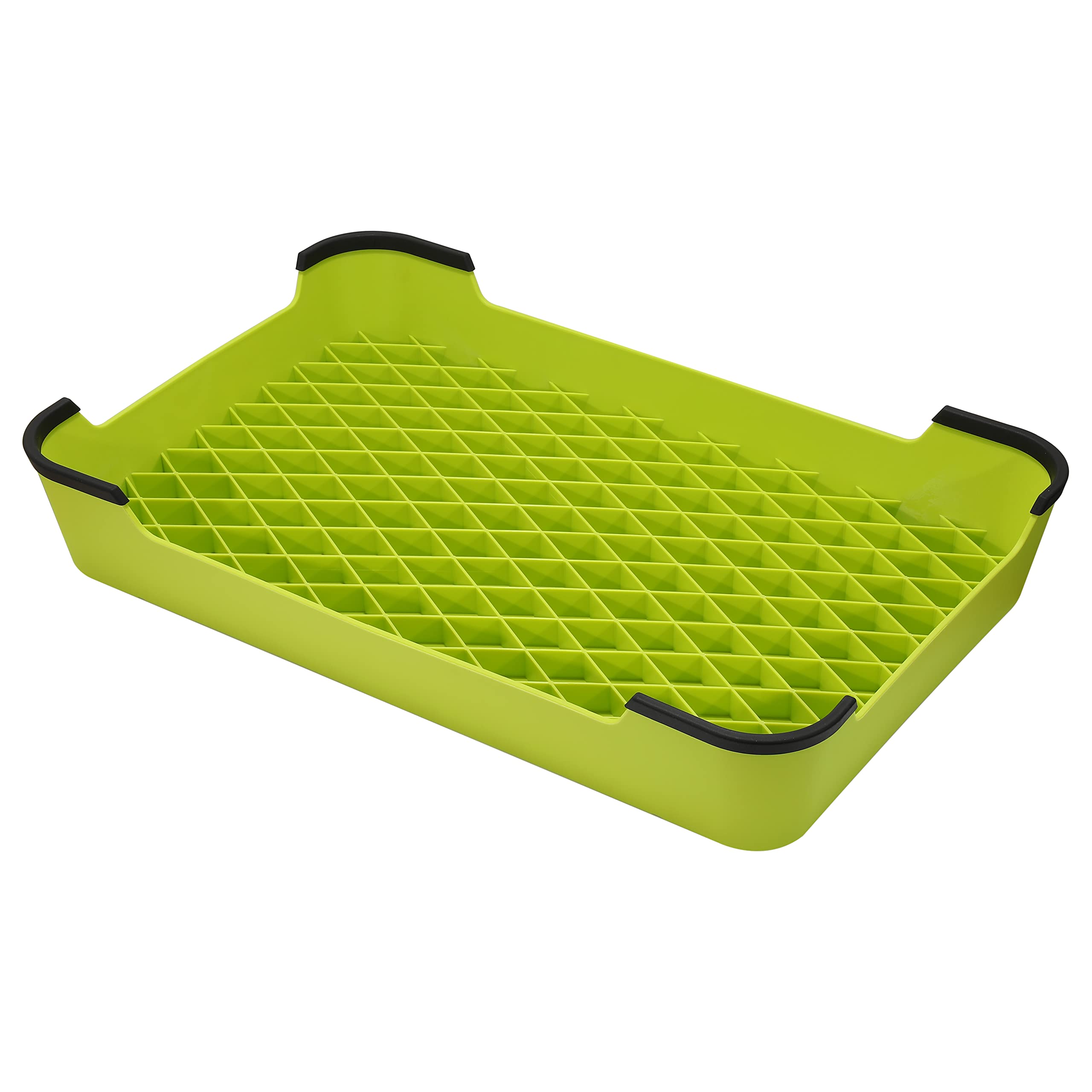 HUNTMARK Dog Training Place Board - Durable Non-Skid Agility Platform, Portable, Stackable, Optic Yellow - Ideal for Hunting Dogs