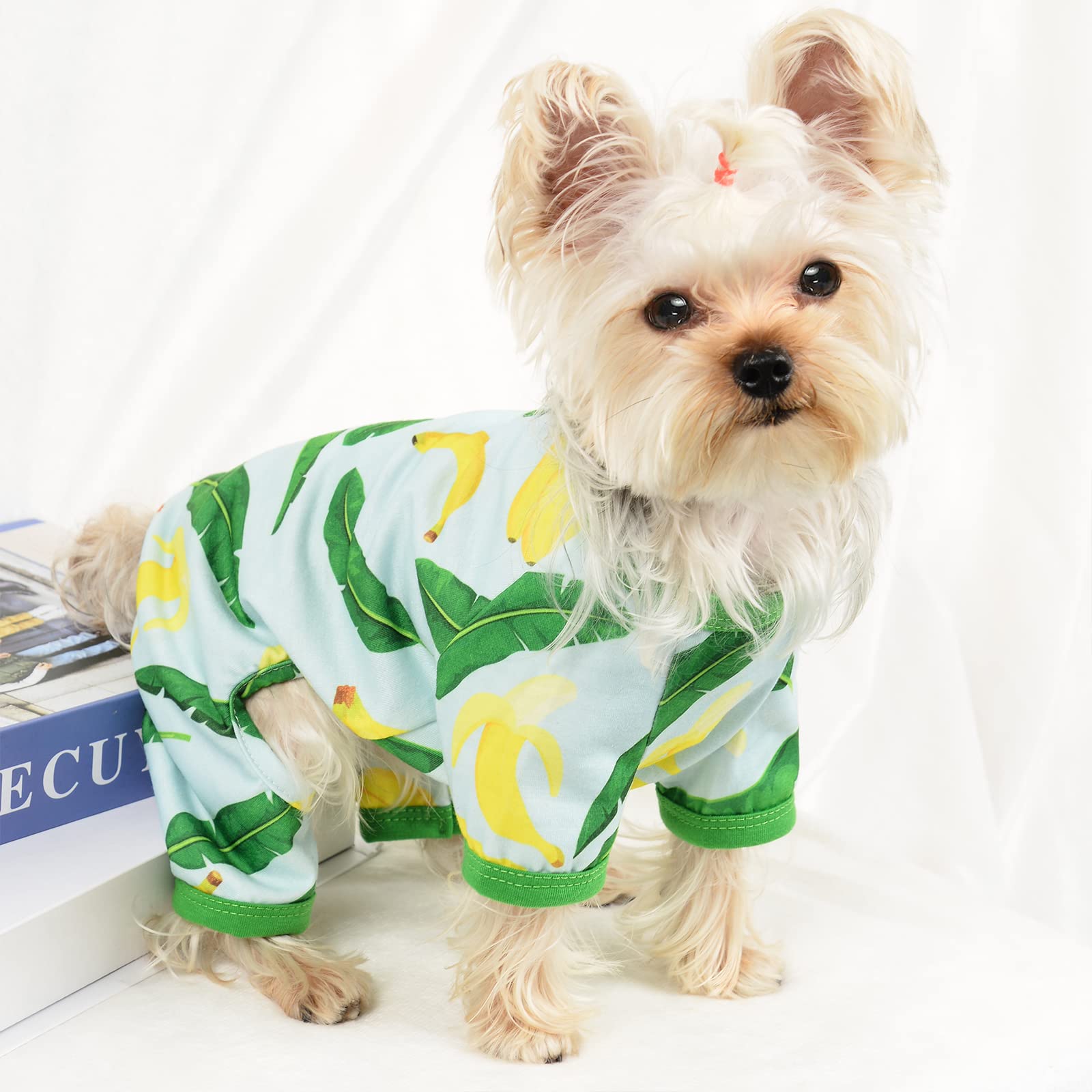 Dog Pajamas For Small Dogs, Chihuahua Pajamas, Puppy Clothes, Extra Small Puppy Pjs, Soft Pet Pajamas,Dog Shirts Chihuahua Yorki