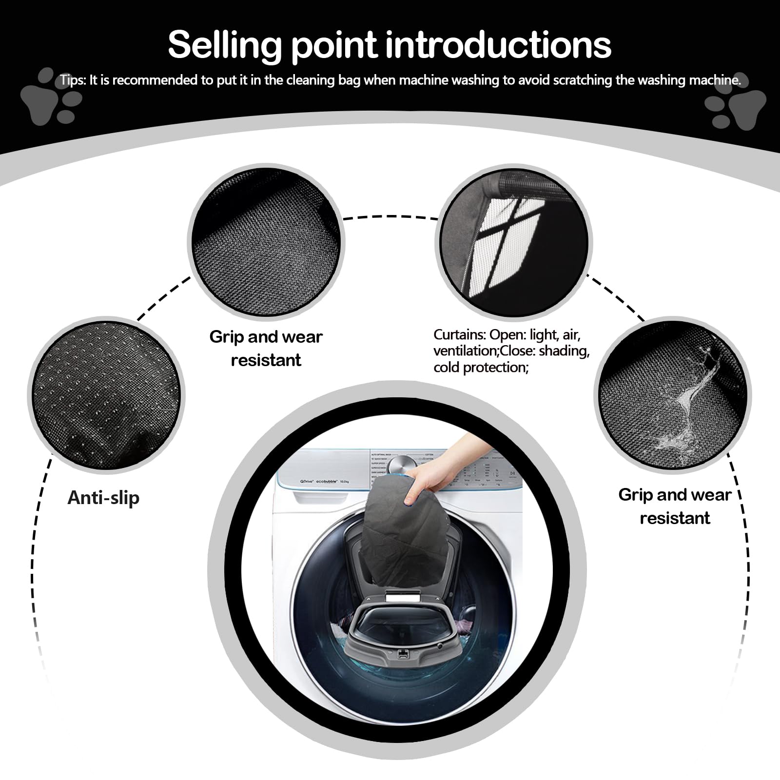 Cat Tent Outdoor/Indoor, Cat And Dog Waterproof Tent House, Outdoor Dog Bed Washable, Indoor/Outdoor Cave Nest Bed Small Dog Ten