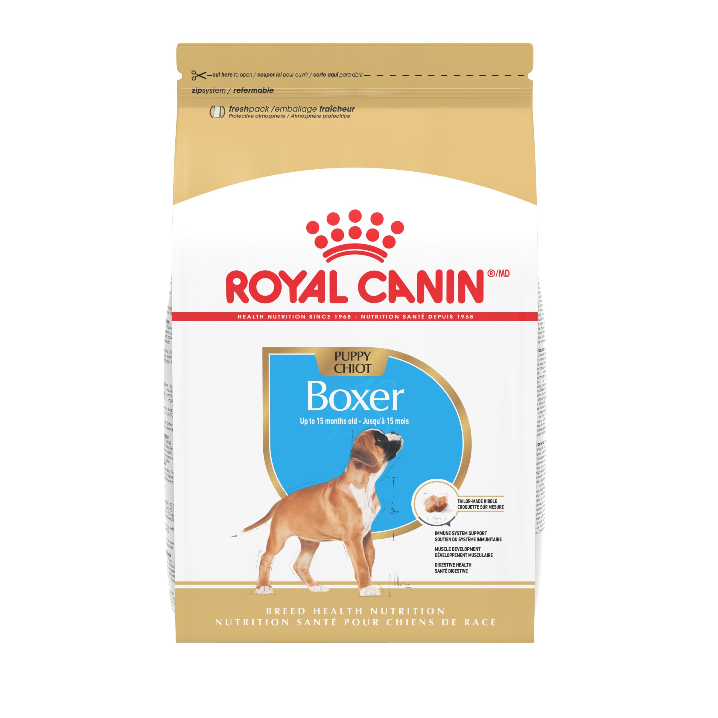 Royal Canin Boxer Puppy Breed Specific Dry Dog Food, 30 lb. bag