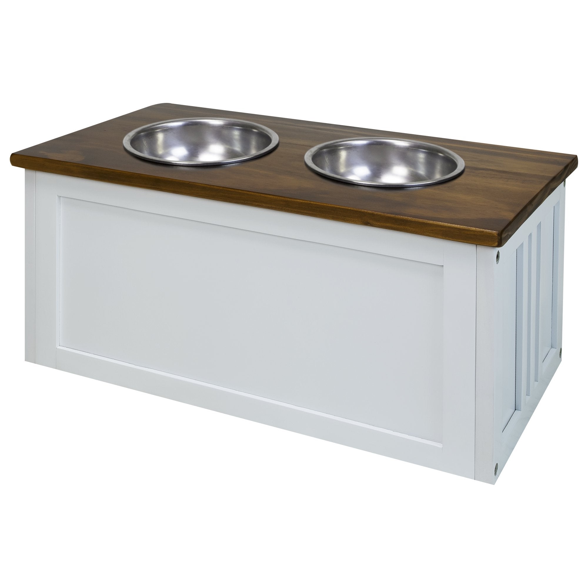 Casual Home Pet Feeder Storage Stand for Dogs - Medium to Large Breeds