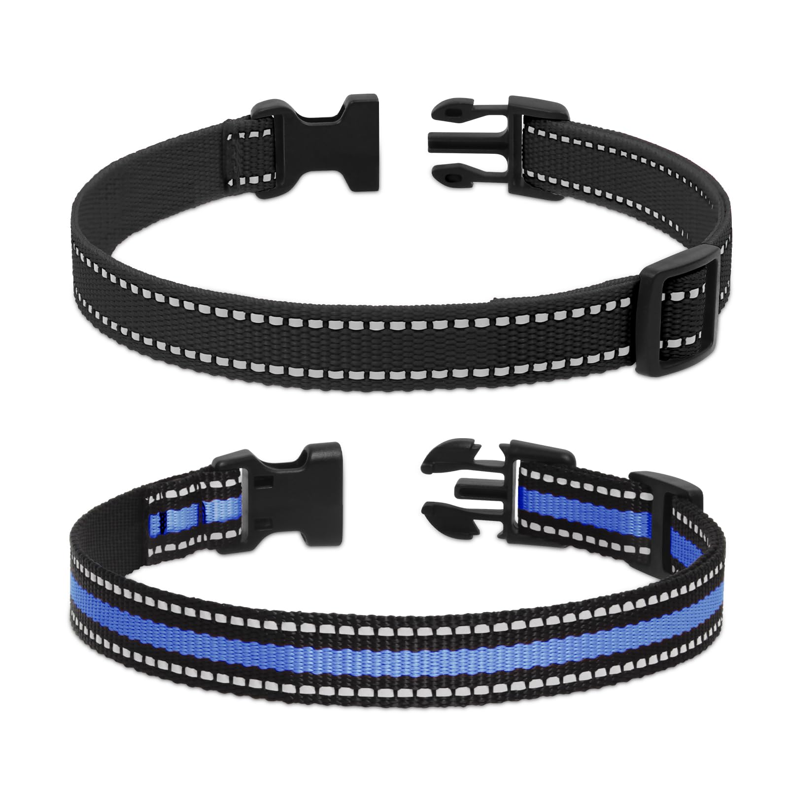 Peture Modern Stylish 3/4'' E Collar Replacement Strap With Quick Release, Adjustable For Small To Large Dogs, Replacement For S