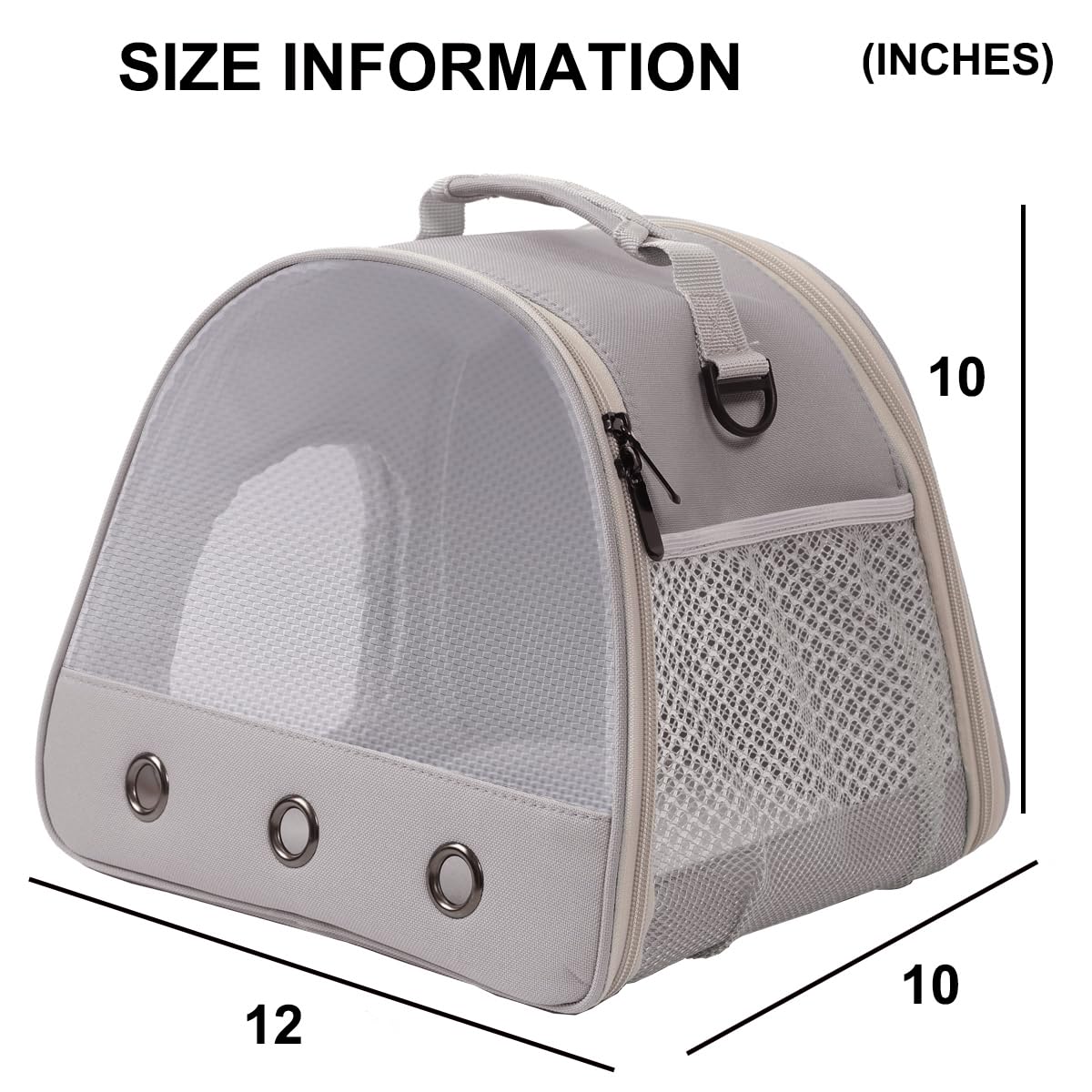 Ventilation Lizard Carrier for Bearded Dragon,Guinea Pig Carrier,Guinea Pig Carrier for 2,Reptile Travel Carrier for Lizards Sug
