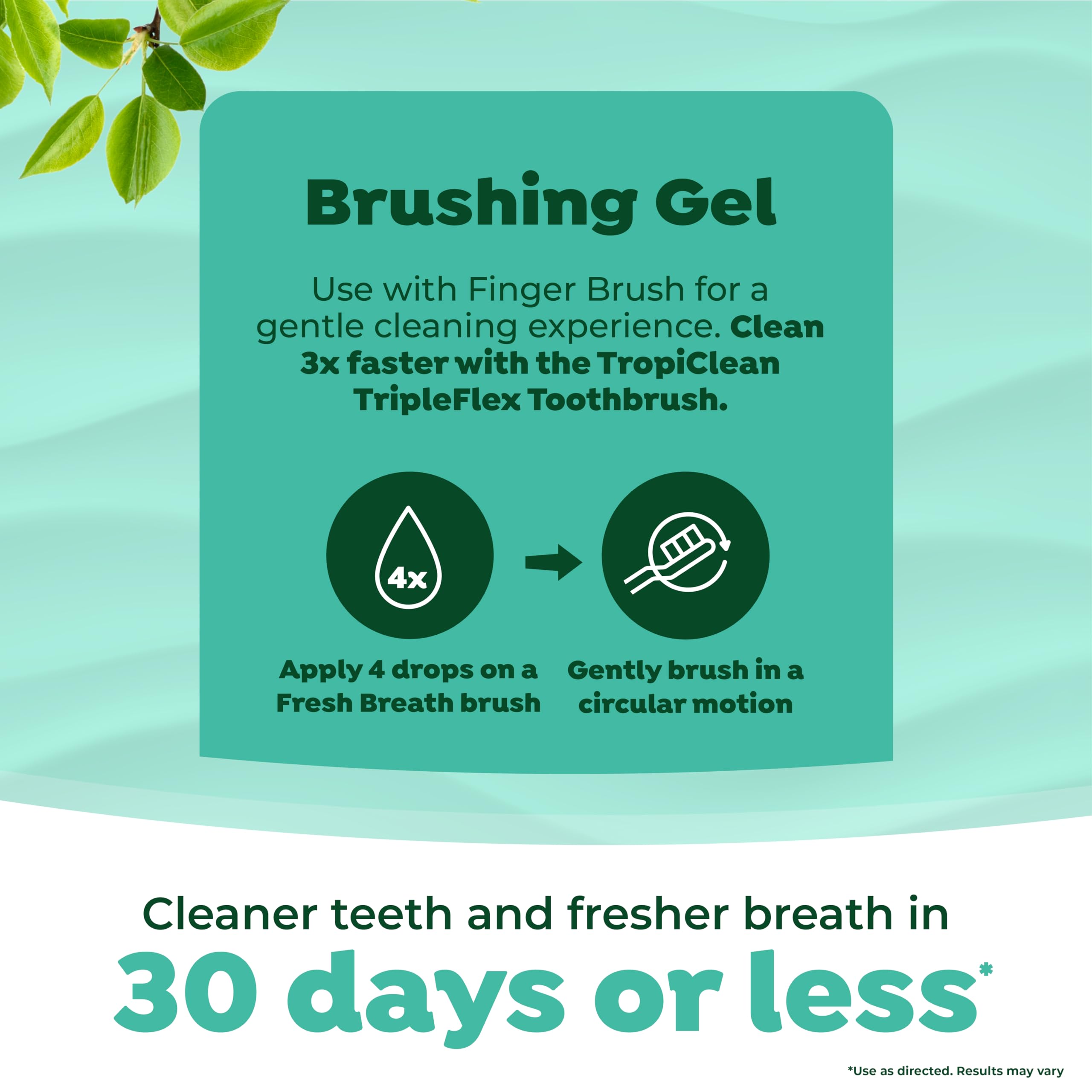 TropiClean Fresh Breath Toothbrush and Toothpaste Kit for Puppies, Teeth Cleaning Kit to Prevent Plaque & Tartar, Breath Freshen