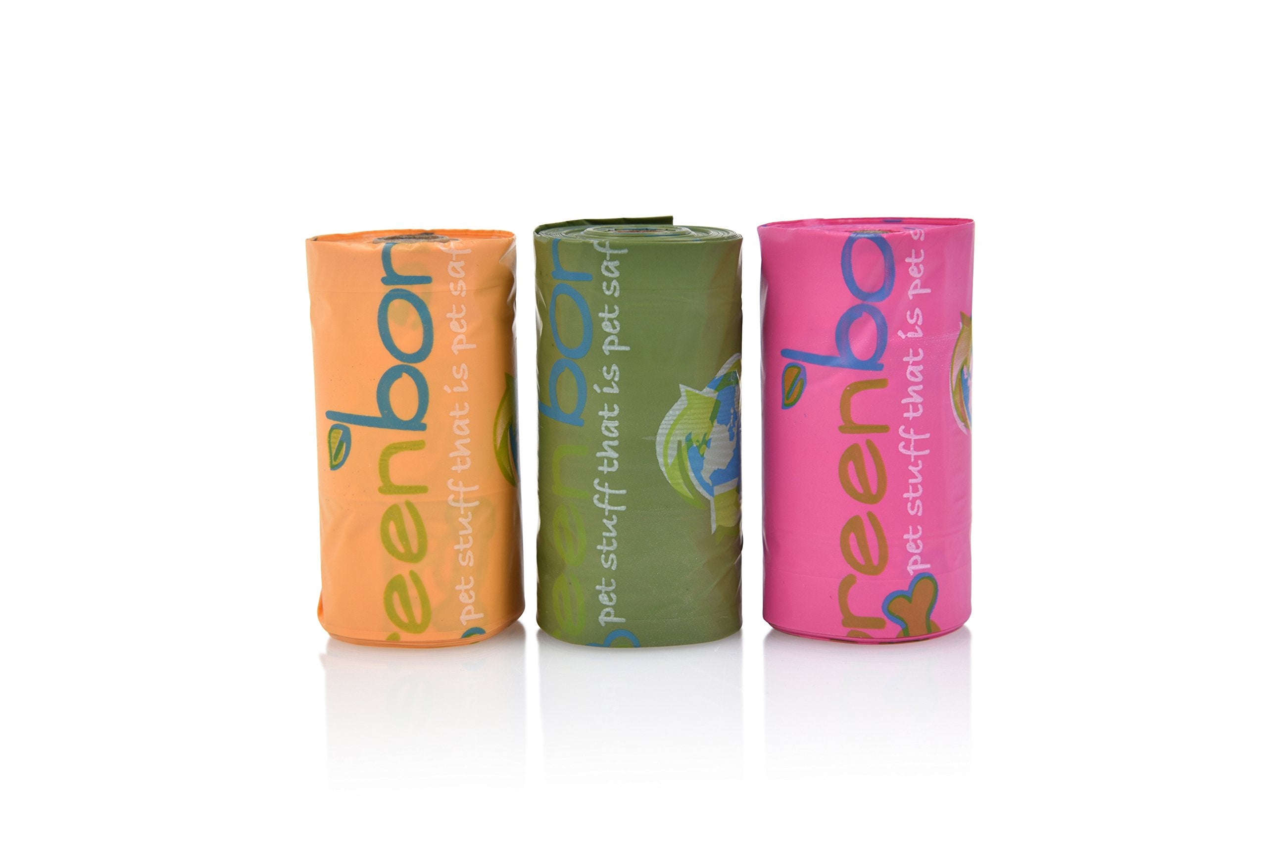 Greenbone Biobase Pet Poop Bags - 3 Rolls, 36 Bags - 13 Inch X 9 Inch