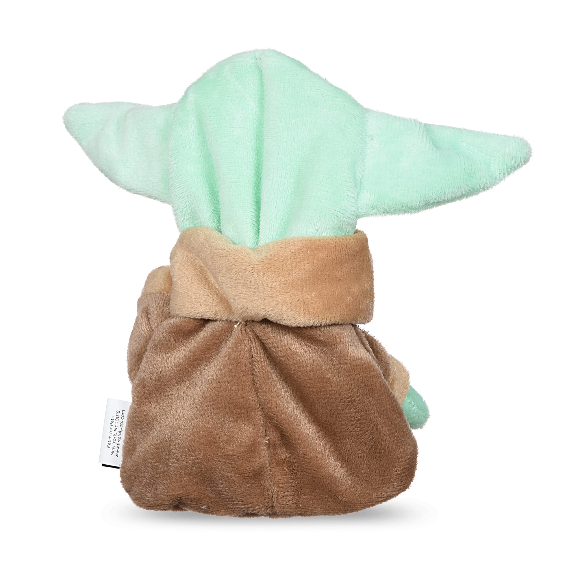 Star Wars For Pets The Mandalorian The Child With Cookie Flattie Figure Squeak Toy | Flattie Dog Toy With Crinkle And Squeak | S