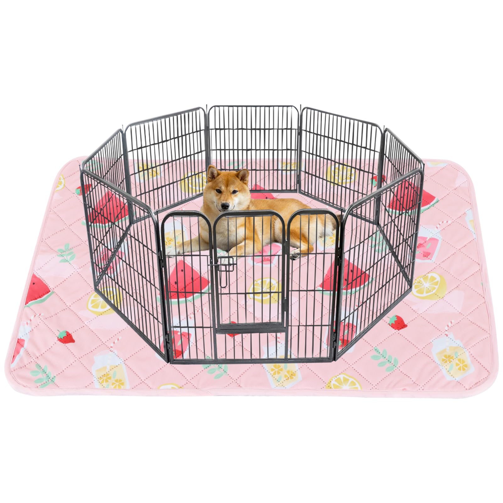 Bvagss Washable Pee Pad For Dogs, Reusable Leakproof Puppy Wee Wee, Non-Slip Waterproof Pet Training, Super Absorbent Whelping X