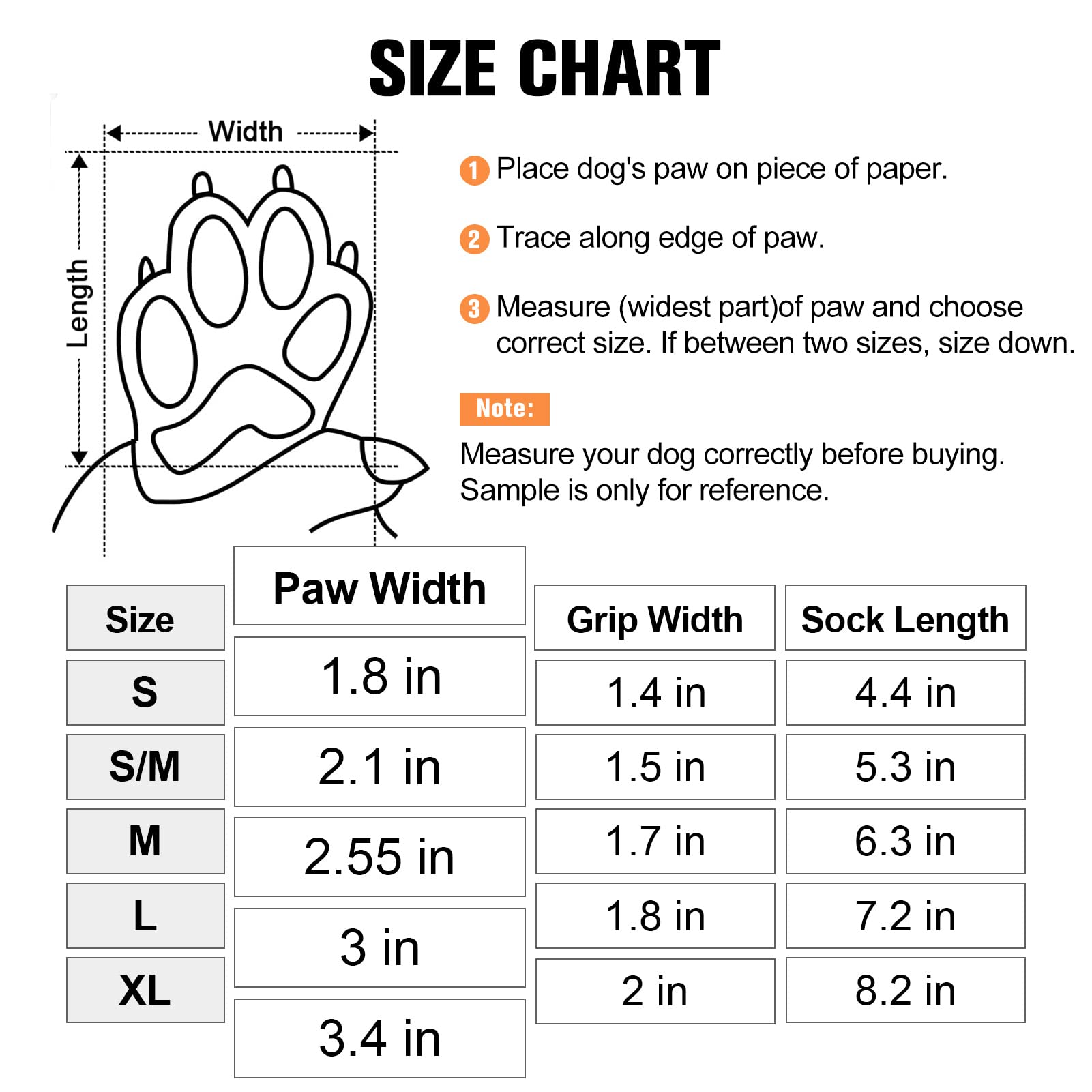 Beautyzoo Non Slip Dog Socks For Small Medium Large Dogs, Grip Dog Paw Protector For Hard Wood Floor Senior Old Dogs,Injury Protection To Prevent Licking 2 Pairs Socks Anti Twist For Hot/Cold Pavement