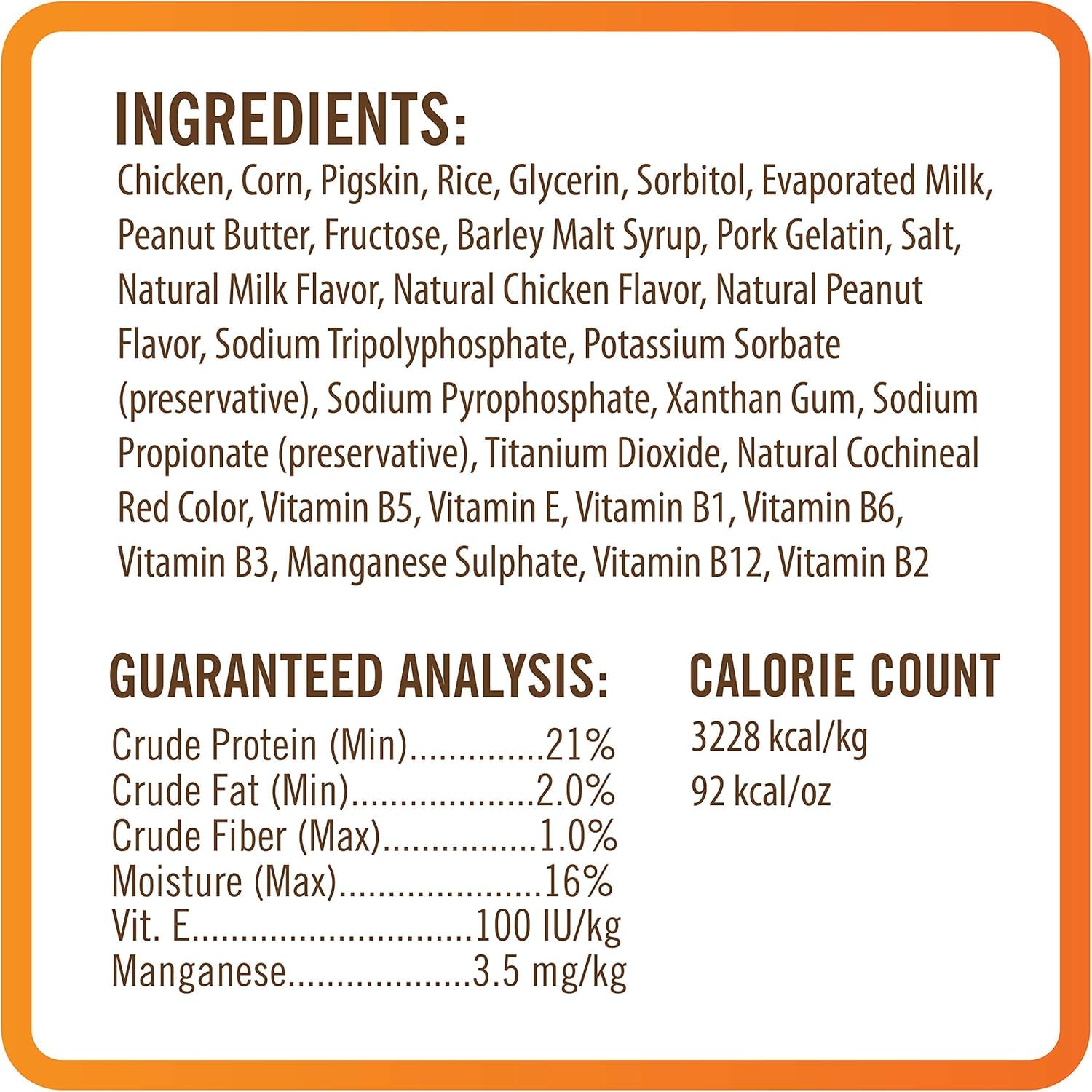 NutriChomps Dog Chews, 6-inch Braids, Easy to Digest, Rawhide-Free Dog Treats, Healthy, Real Chicken, Peanut Butter and Milk fla