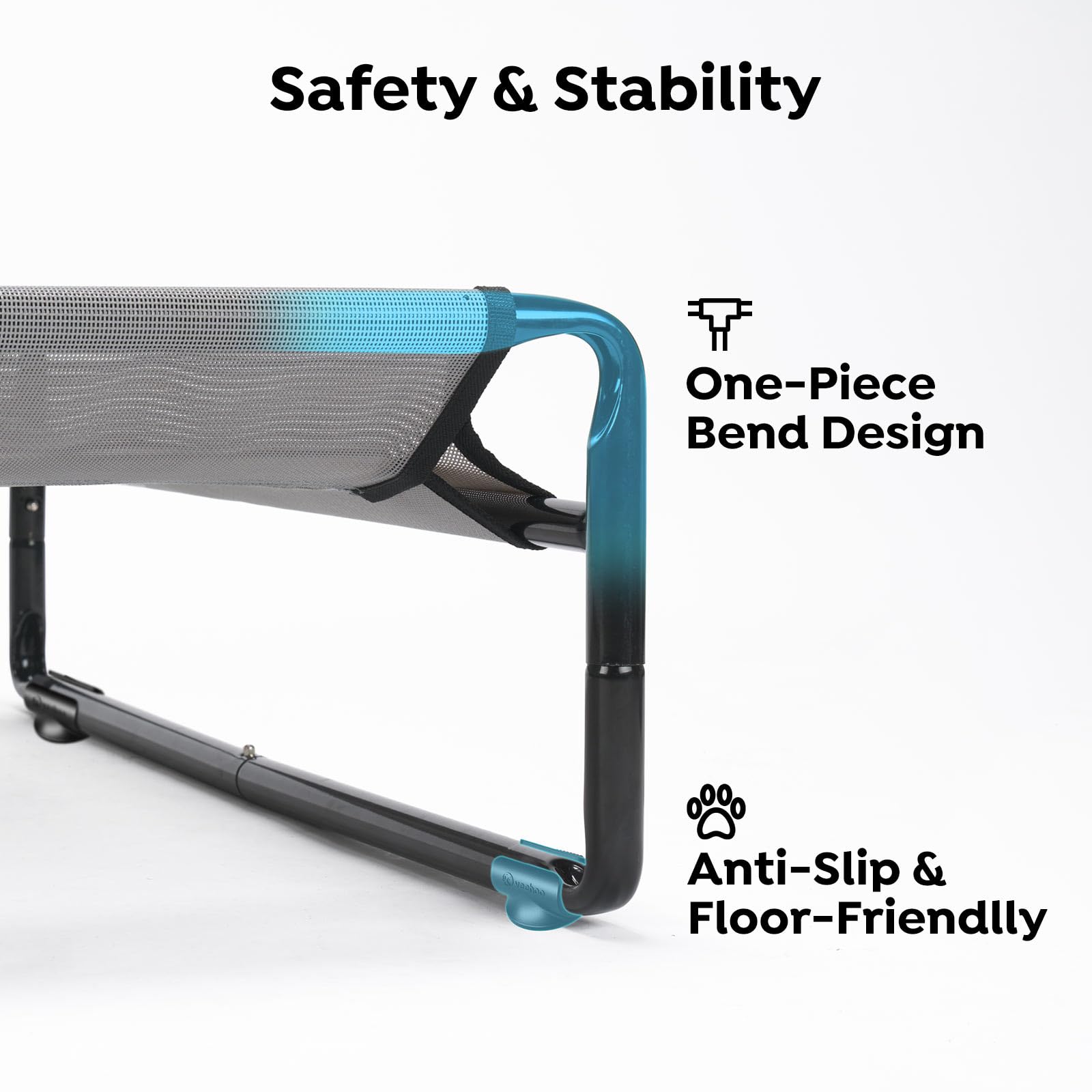 Veehoo Original Cooling Elevated Dog Bed, Outdoor Raised Dog Cots Bed For Large Dogs, Chew Proof Standing Pet Bed With Washable Breathable Mesh, No-Slip Feet For Indoor Outdoor, Xx-Large, Grey