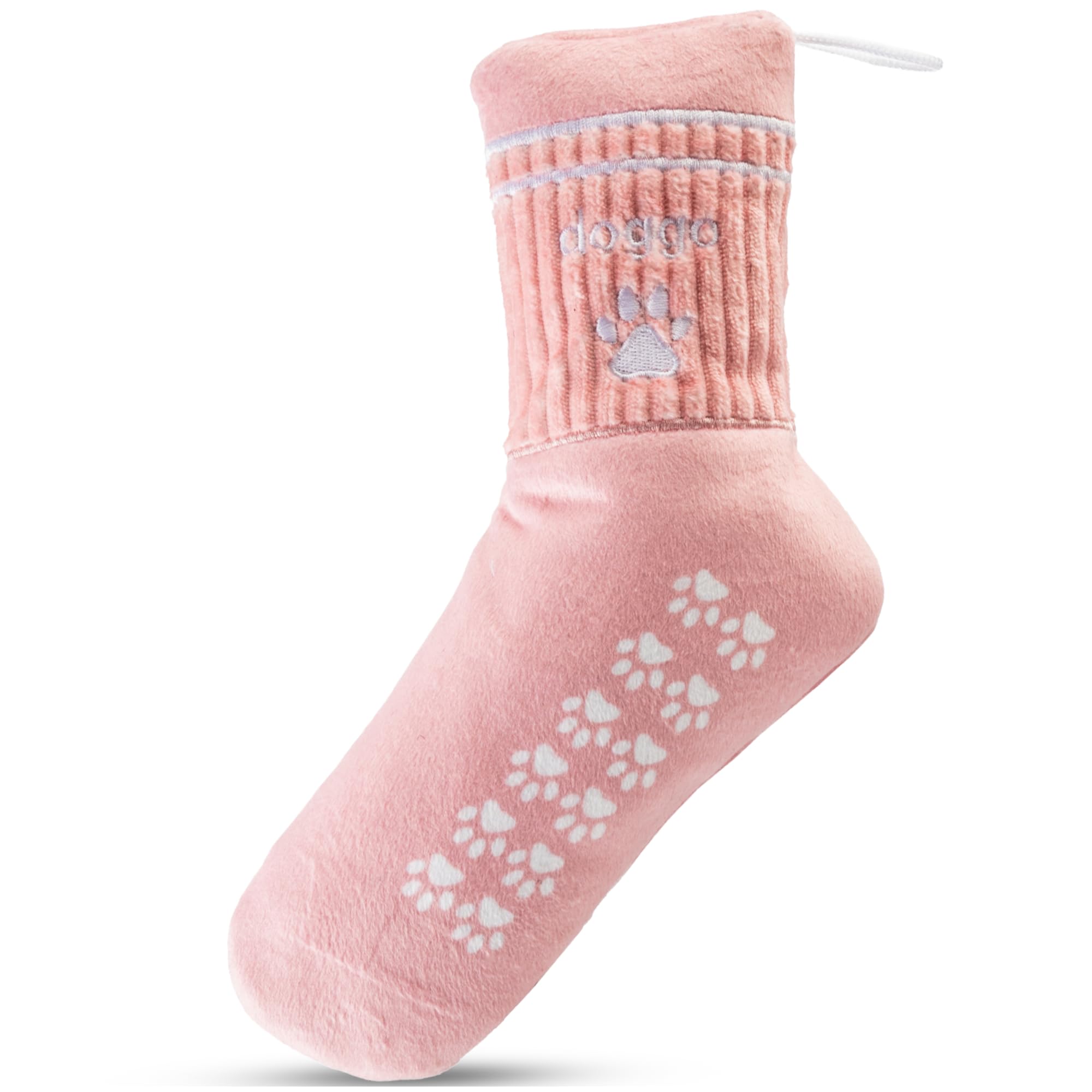 Haute Diggity Dog Doggo Athletic Sock Plush Dog Toy for Small, Medium & Large Dogs, Interactive Funny Parody Squeaky Toys, Soft,