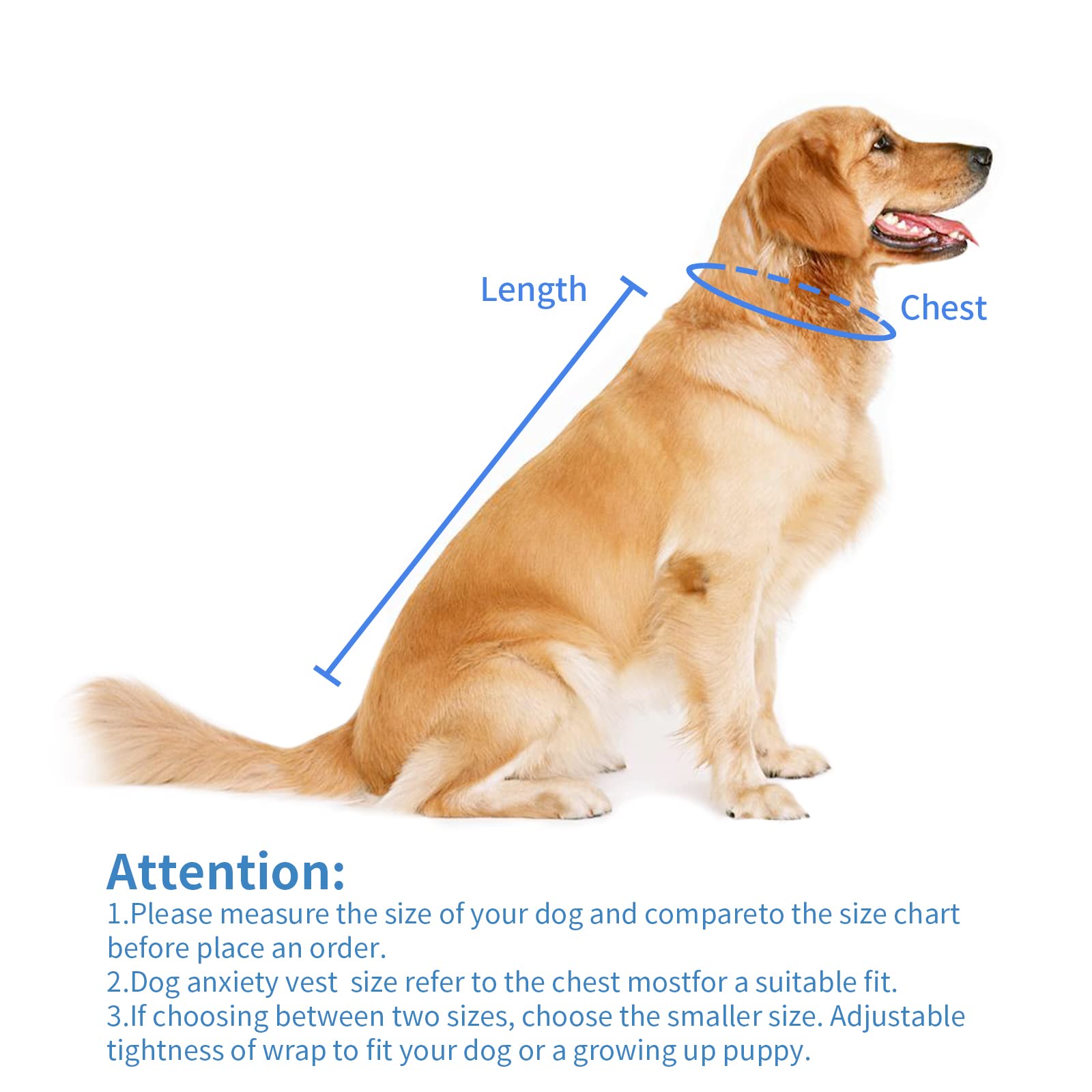 Mchy Dog Anxiety Vest, Anxiety Relief For Dogs, Dog Calming Coat (Pink L)