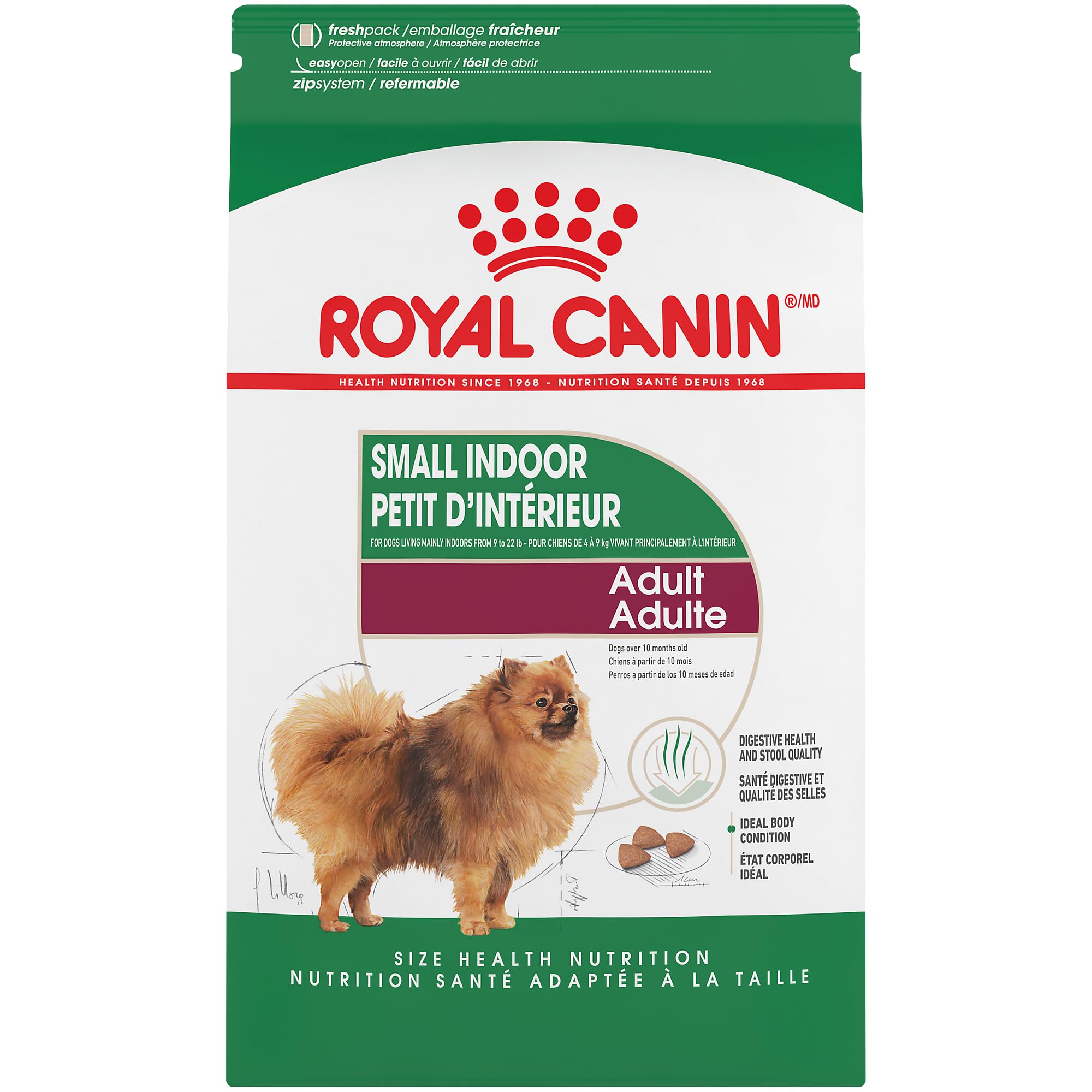 Royal Canin Size Health Nutrition Small Indoor Adult Dry Dog Food, 2.5 lb Bag