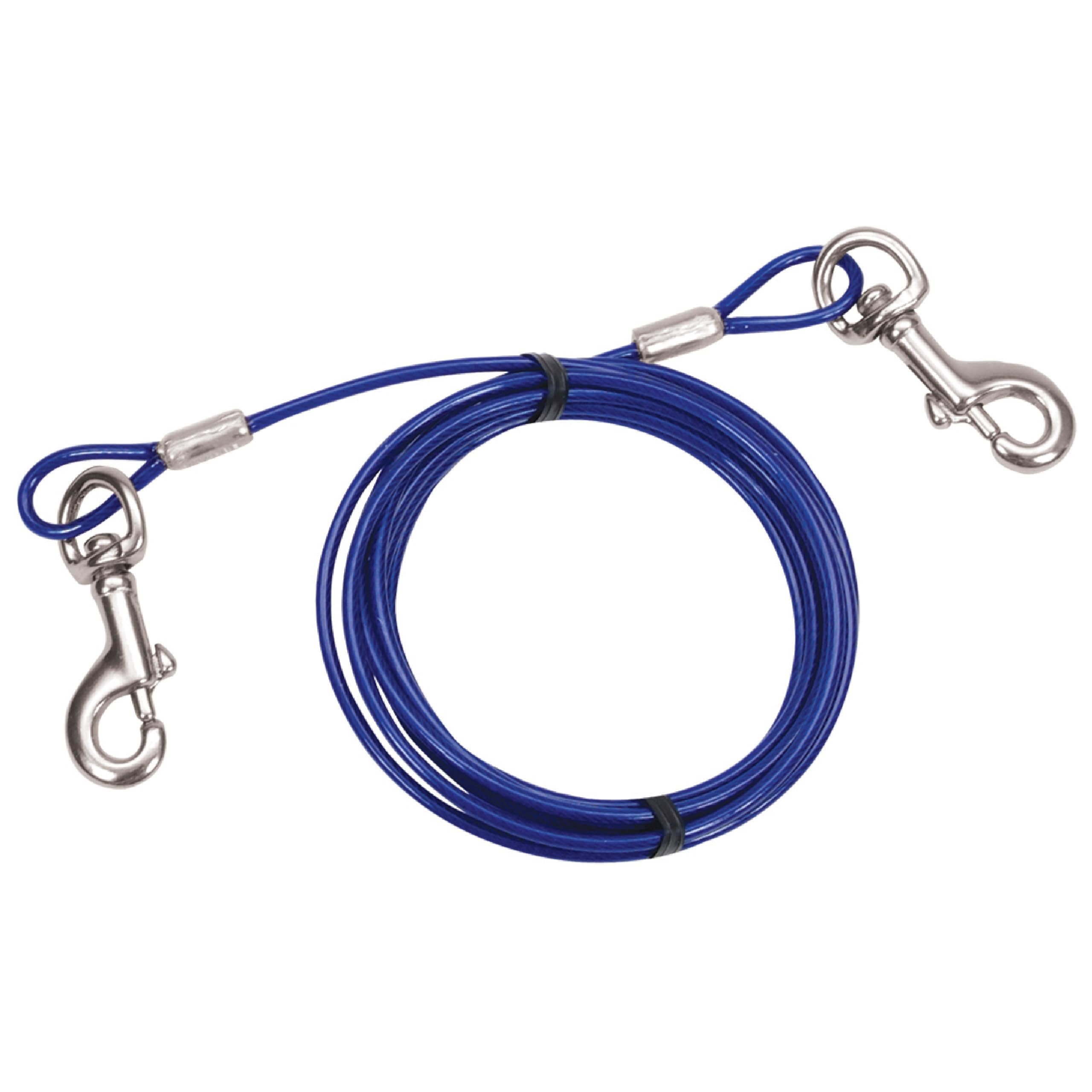 Coastal Pet Titan Medium Cable Dog Tie Out - Dog Tie Out Cable - Cable Tie Out for Dogs up to 50 lbs - Rust-Resistant Pet Tie Ou