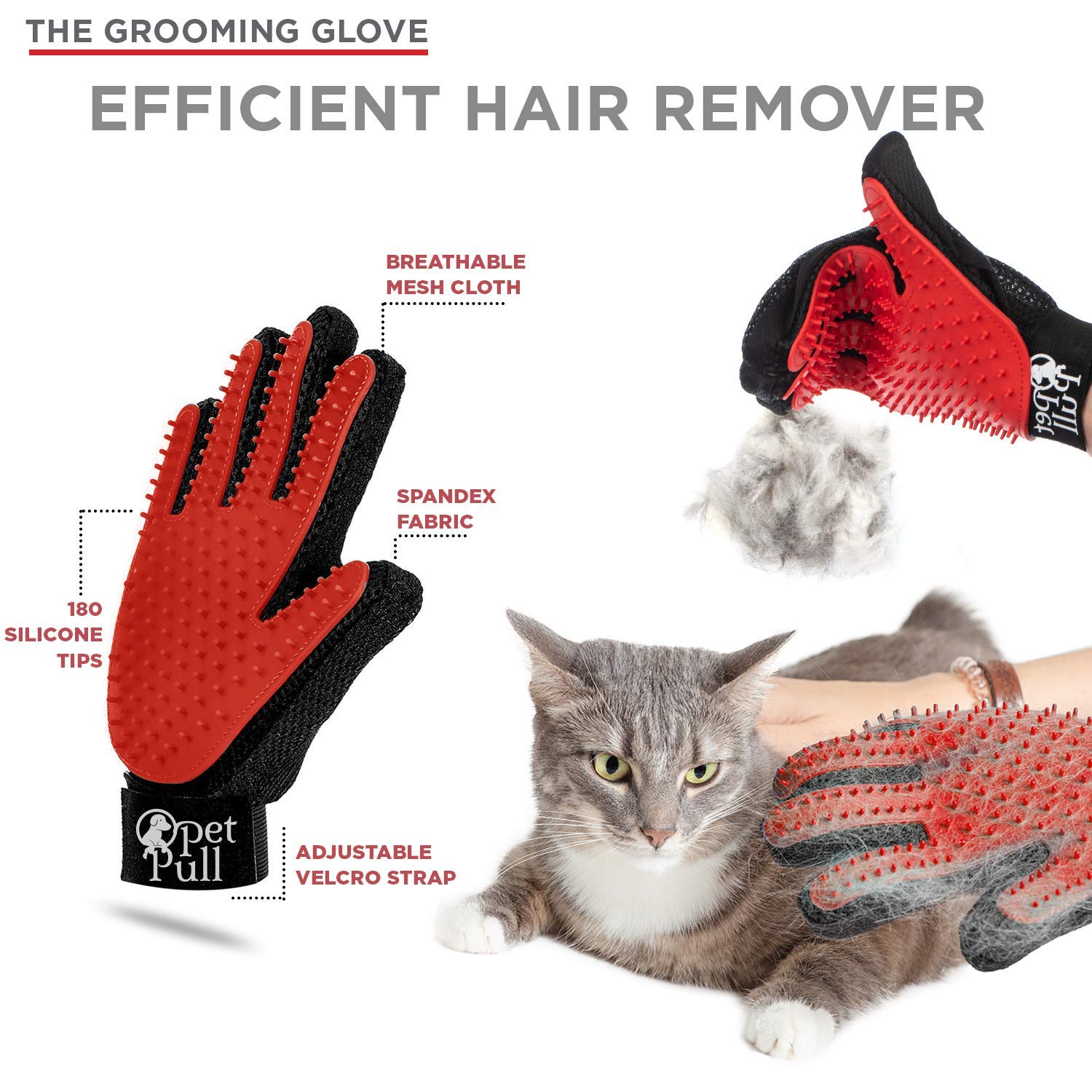 Complete Professional Pet Grooming Kit, Self Cleaning Slicker Dog Brush, Pro Grooming Brush Effectively Reduces Shedding Fur, Pe
