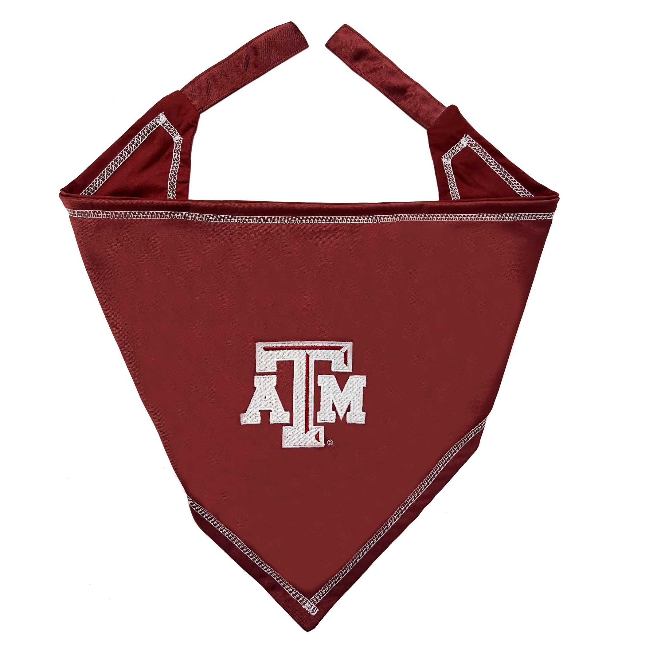 Pets First Ncaa Texas A&M Aggies Tie Bandana, Size Small/Medium. Dog Bandana Scarf Bib For Pet Cat Dog. The Ultimate Game-Day, P