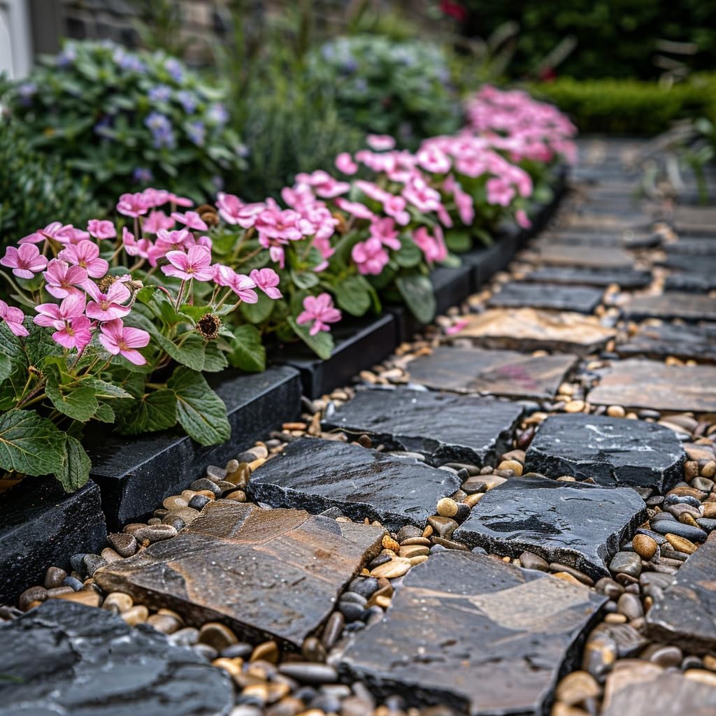 HappyFiller Natural Decorative Red Pebbles Polished Gravel Rocks Stones for Aquarium,Fish Turtle Tank,Outdoor Indoor Plants Top