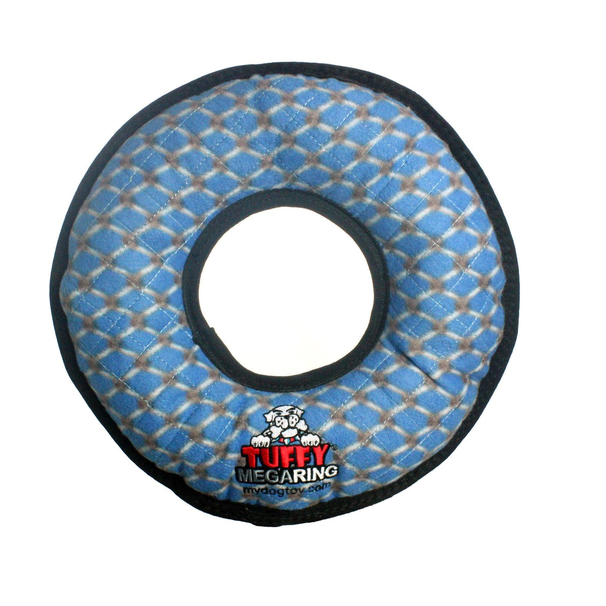 Tuffy - World'S Tuffest Soft Dog Toy - Mega Ring - Squeakers -Multiple Layers. Made Durable, Strong & Tough. Interactive Play (Tug, Toss & Fetch). Machine Washable & Floats. (Regular, Chain Link)