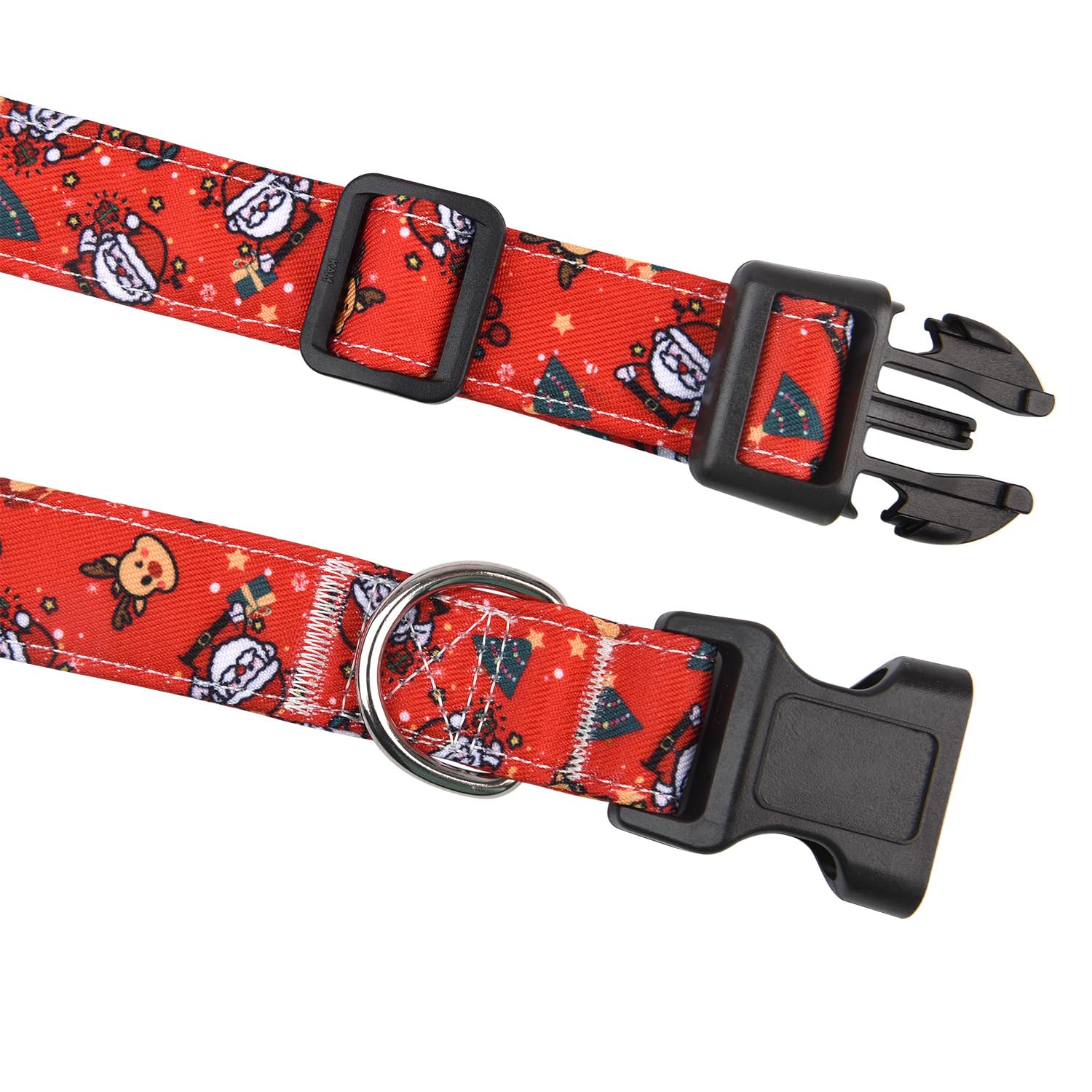 Ylrank Christmas Dog Collars, Adjustable Dog Collar For Small Medium Large Dogs Boys Girls Male Female Dog Pet Collar(Christmas,