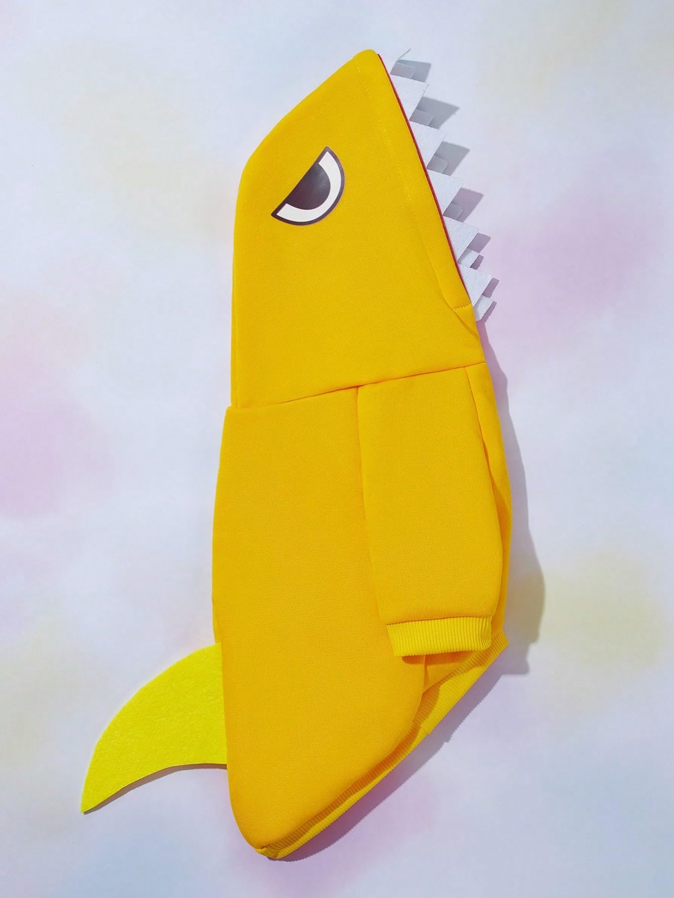 Qwinee Shark Dog Hoodie Dog Warm Jacket Coat Puppy Sweatshirt Christmas Halloween Dog Costume Winter Dog Clothes Pet Apparel For Small Medium Dogs Cats Kitten Yellow Xl