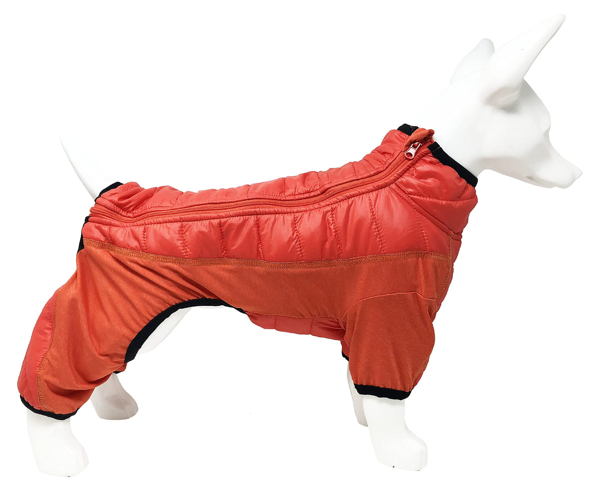 Pet Life Aura-Vent Lightweight 4-Season Stretch and Quick-Dry Full Body Dog Jacket, MD, Red