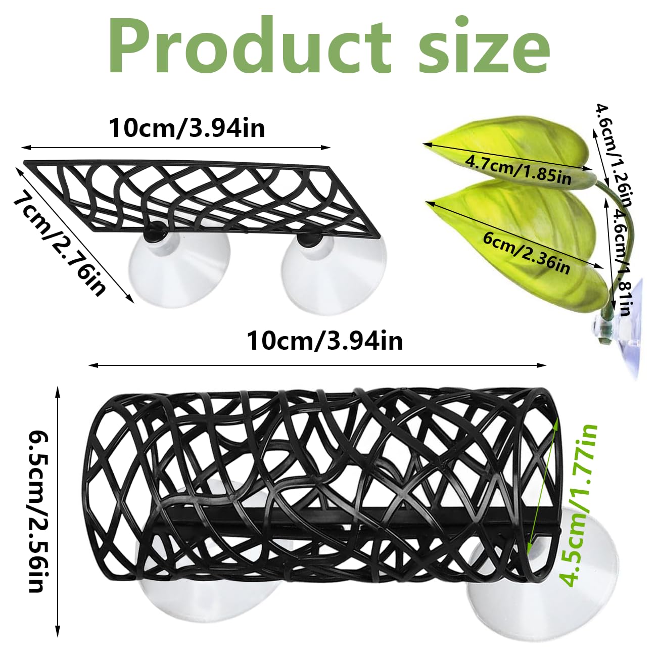 Betta Fish Tunnel Tube Betta Fish Toys Fish Tank Accessories Betta Fish Leaf Pad for Betta Hammock Tube House Small Fish Shrimp
