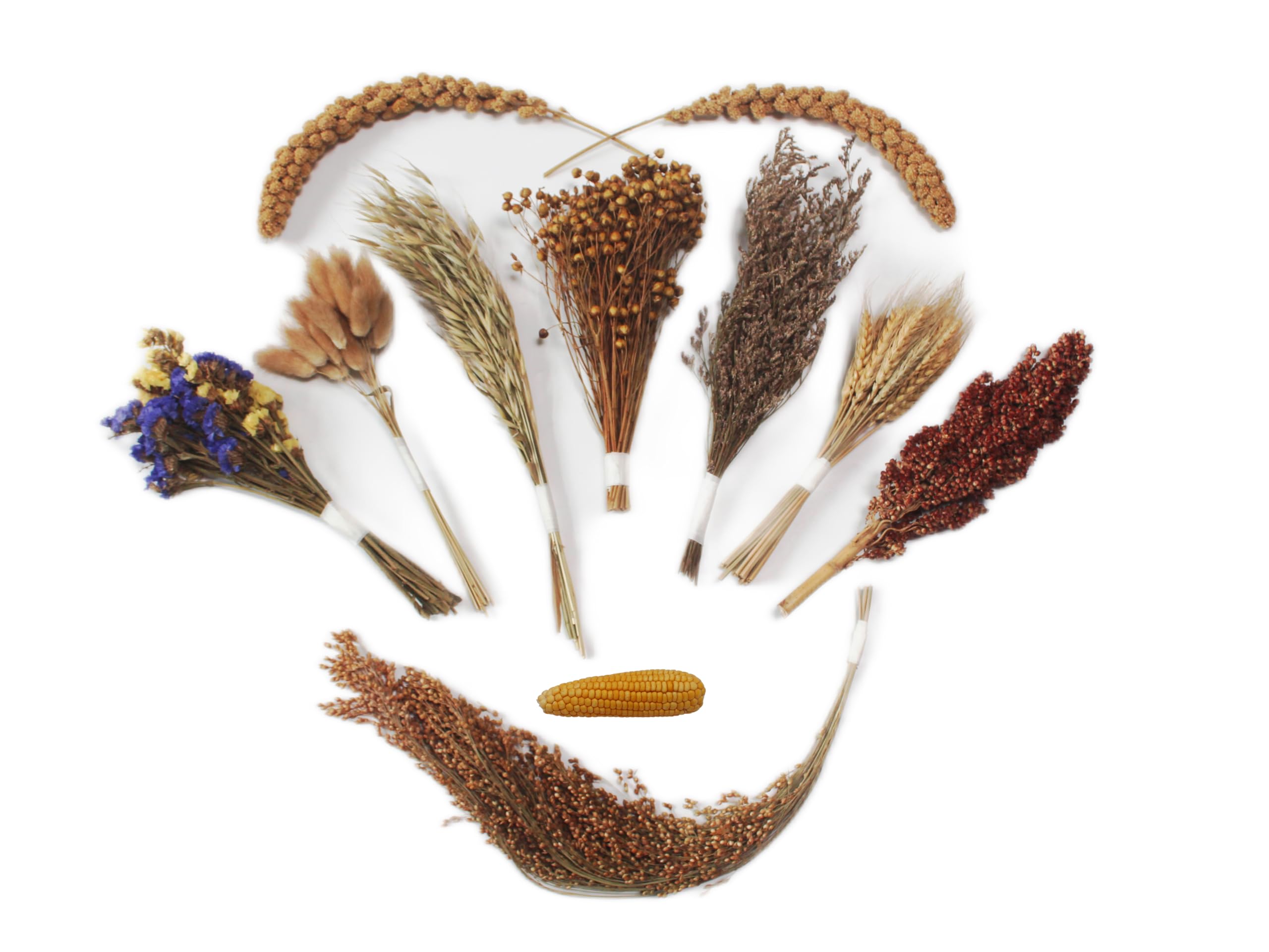 Jfwod Natural Hamster Bedding - Flowers, Herbs, Sprays, Treat Cereal Grain For Cage Habitat Enclosure Decor - Hamster Chews For 