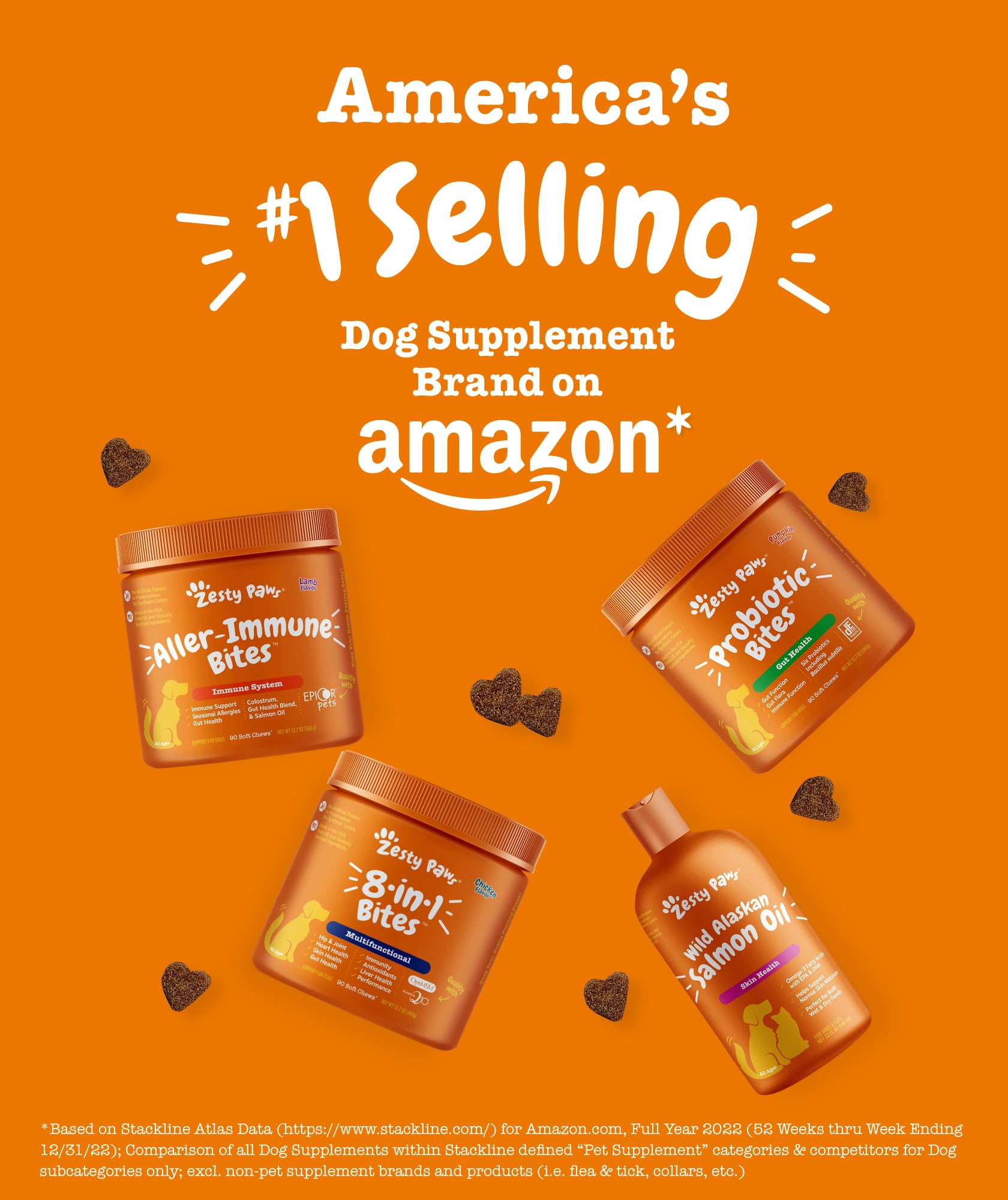 Zesty Paws Scoot Away Soft Chews - Healthy Bowel Function with Bromelain, Vita Fiber for Dogs, & Dandelion Root for Dog Digestiv