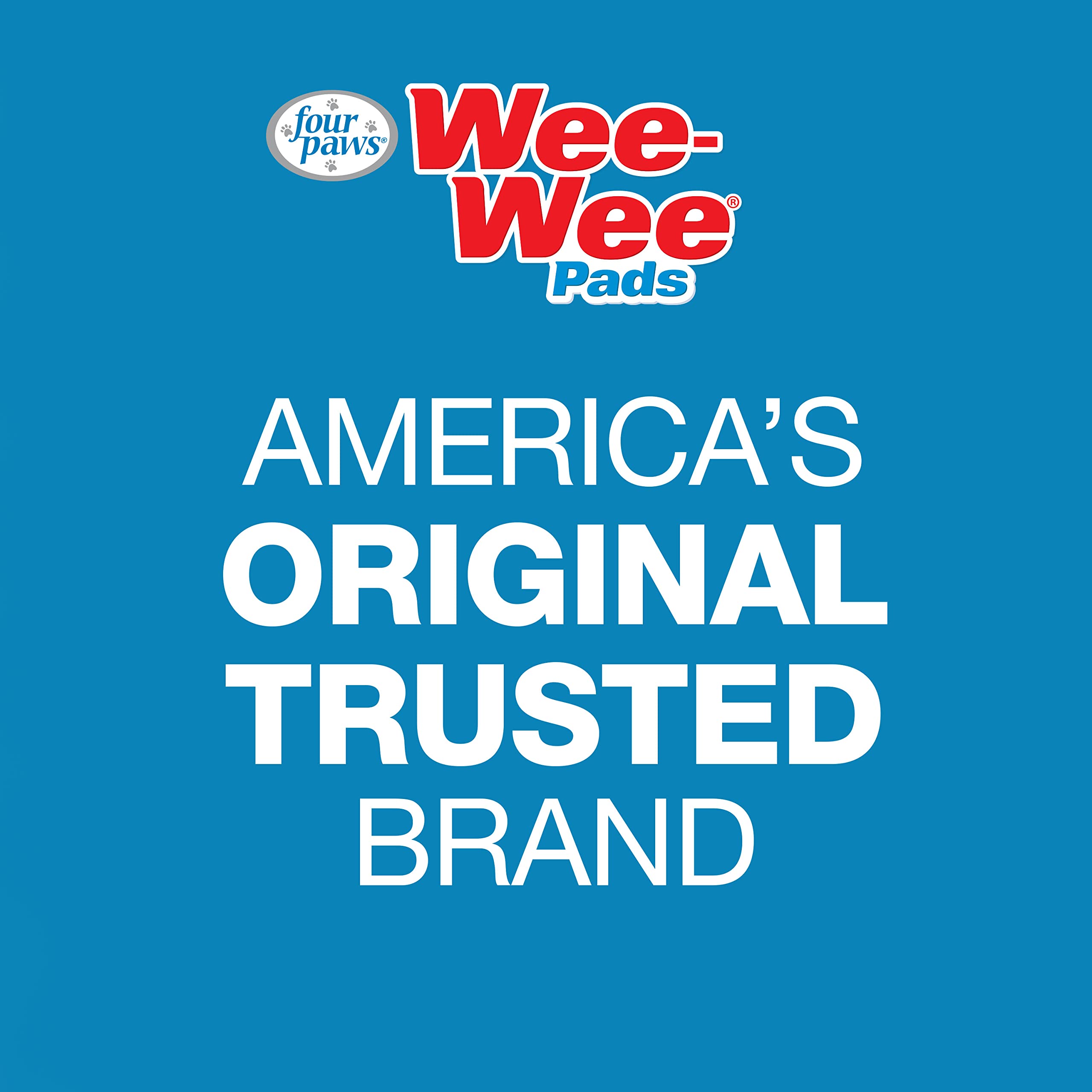 Four Paws Wee-Wee Superior Performance Pee Pads For Dogs - Dog & Puppy Pads For Potty Training - Dog Housebreaking & Puppy Supplies - 22' X 23' (50 Count)