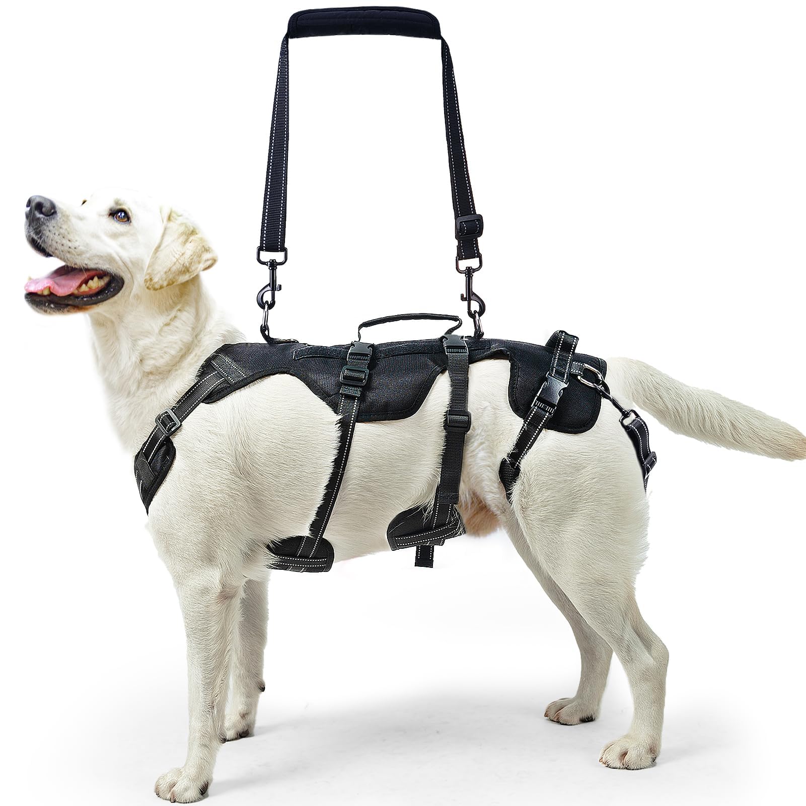 Pupteck Dog Lift Harness For Medium Large Sized Dog, Rehabilitation Sling For Hind Leg Support, Multifunctional Mobility Assista