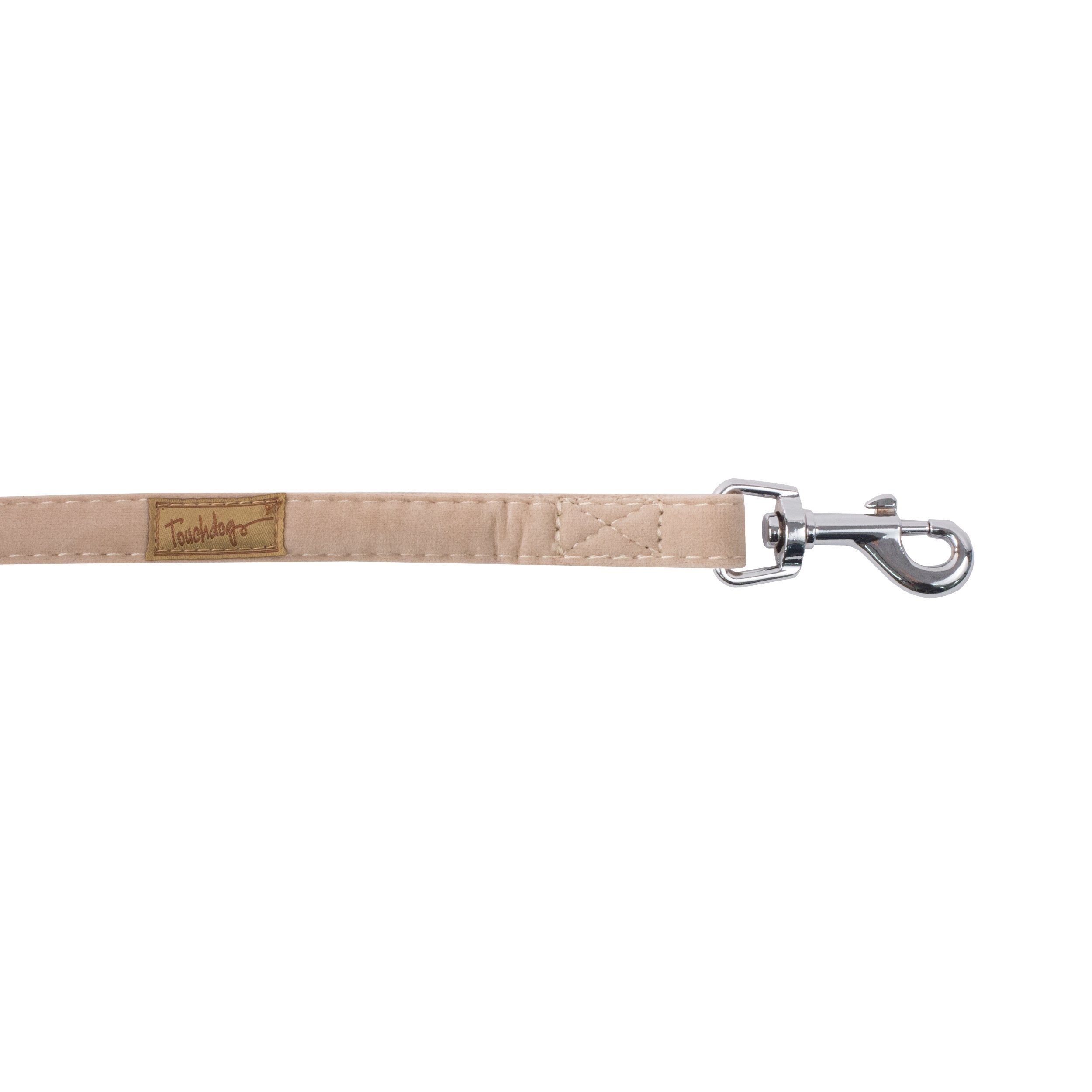 TOUCHDOG Tough-Boutique Adjustable Fashion Designer Pet Dog Harness and Leash Combination, Medium, Light Sand Brown