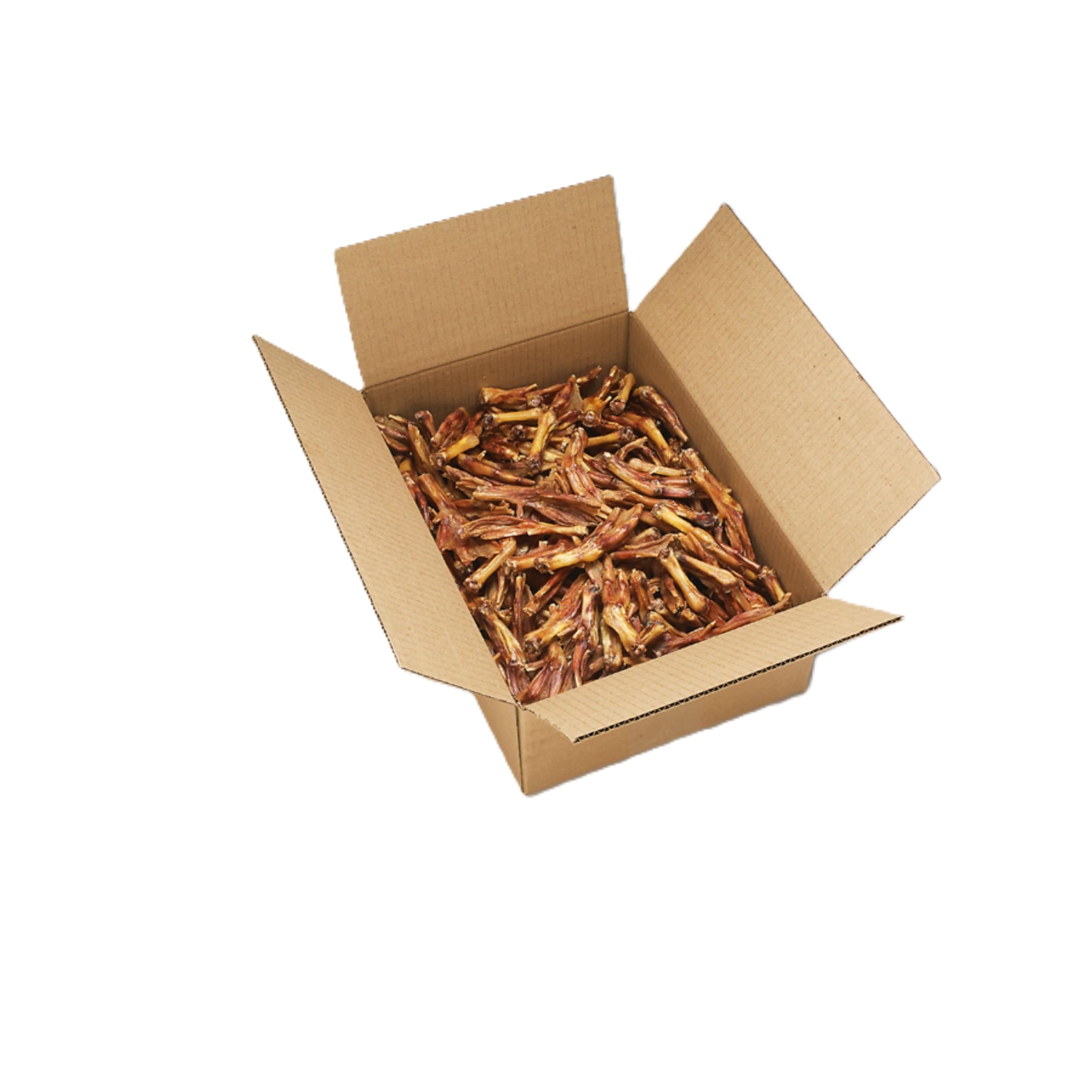 Bravo! Bonus Bites Single Ingredient Dry Roasted Duck Feet Dog Treats, 200 Count, High Protein, Grain Free, Gluten Free