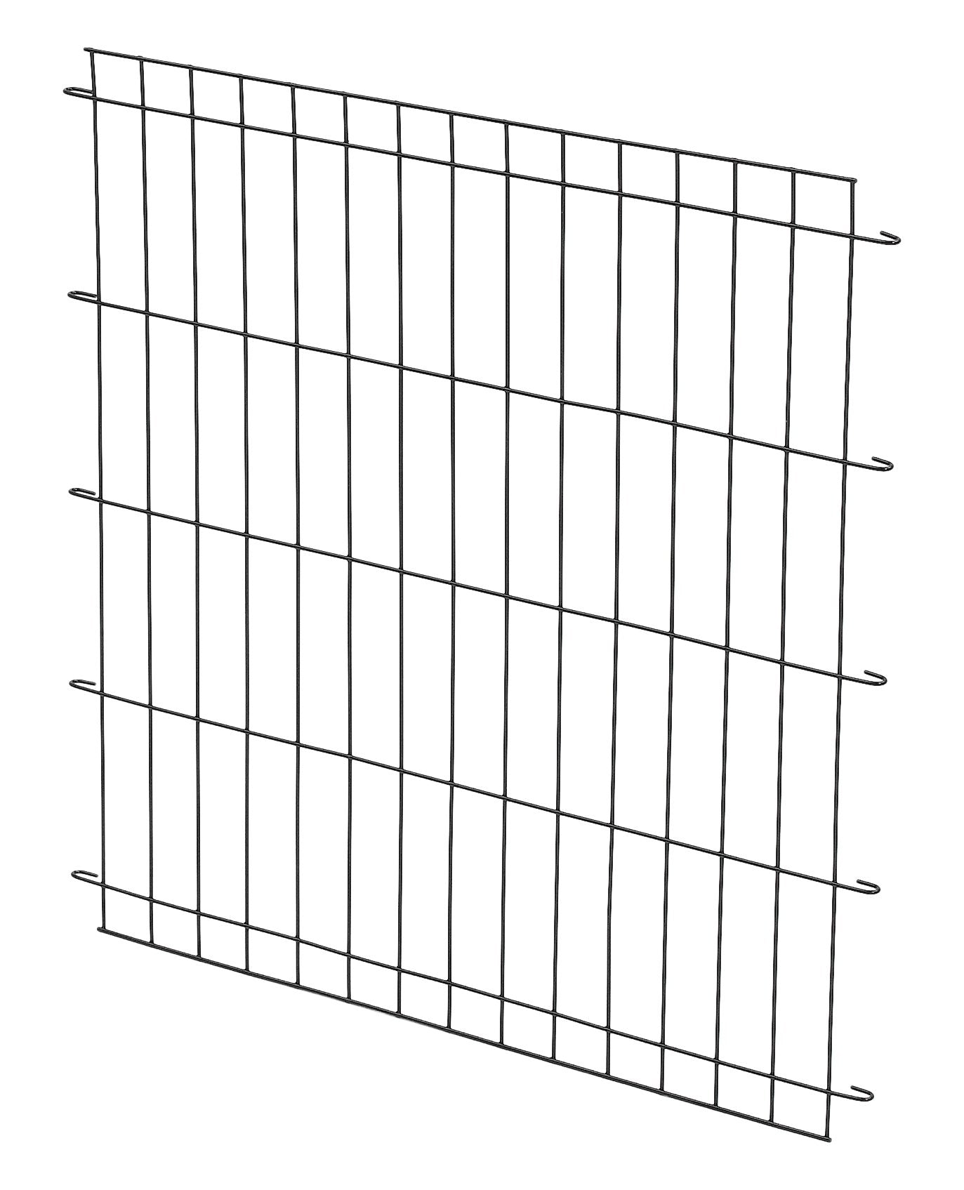 Midwest Homes For Pets Dog Crate Replacement Divider Panel Fits Models 1548, 1548Dd, 1548U, 1548Ddu, 1648, 1648Dd, 1648U, 1648Ddu, 748Up, 1948, B48, B48Dd; 10Dp; Black