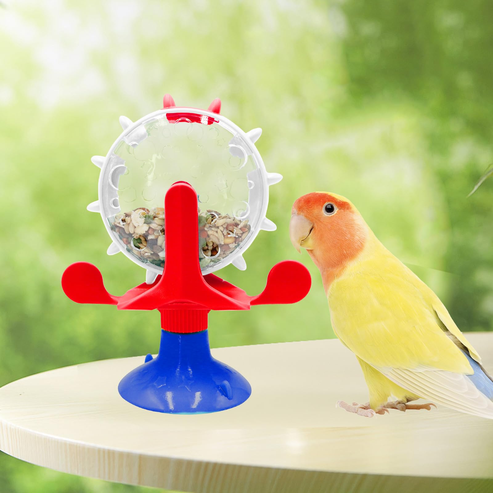 Oooct Bird Foraging Toys, Parrot Rotating Feeders, Bird Chewing Toys, Bird Enrichment Toys, Bird Cage Accessories, Suitable For 