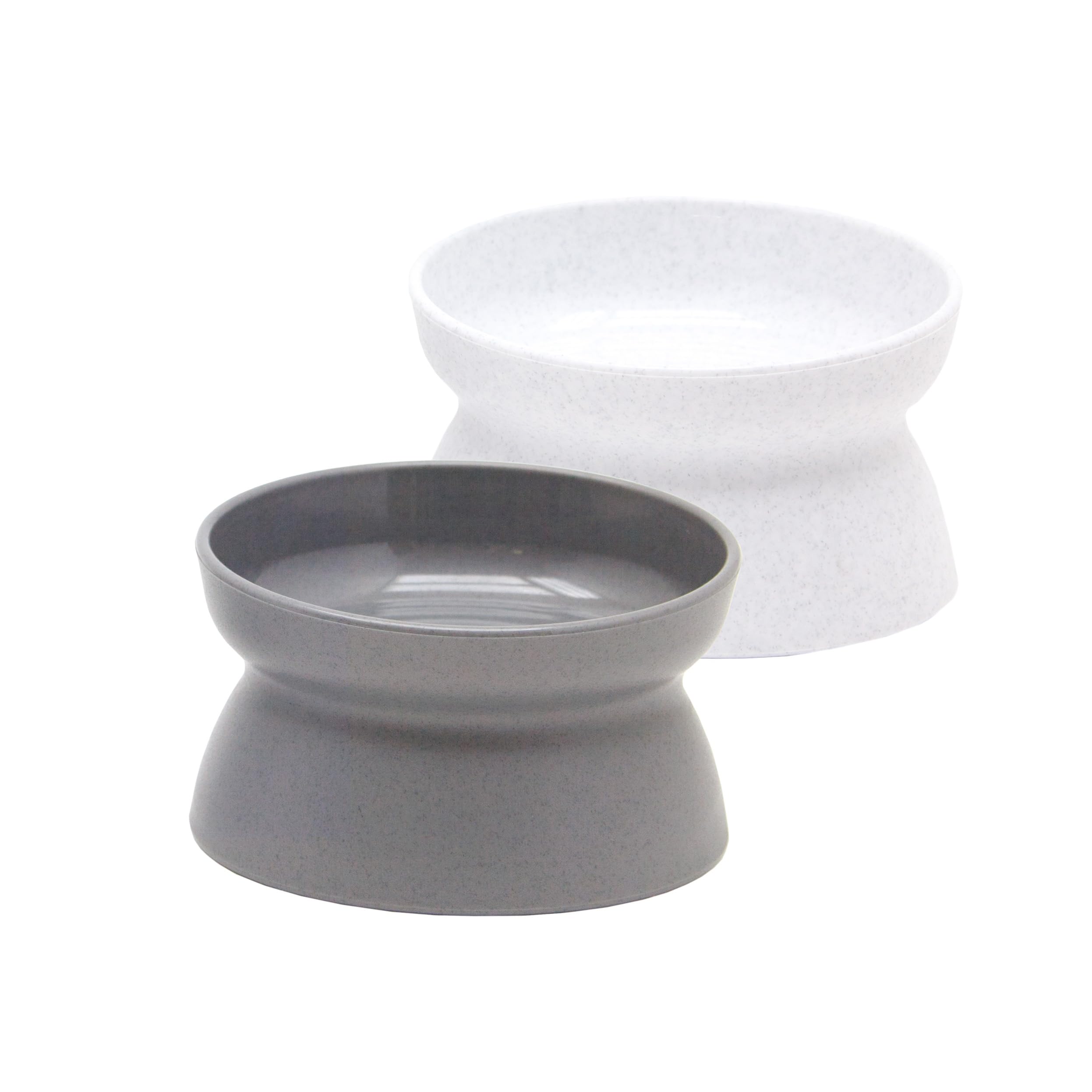 Kitty City Raised Cat Bowls, Large Bowl 2Pk (Modern)