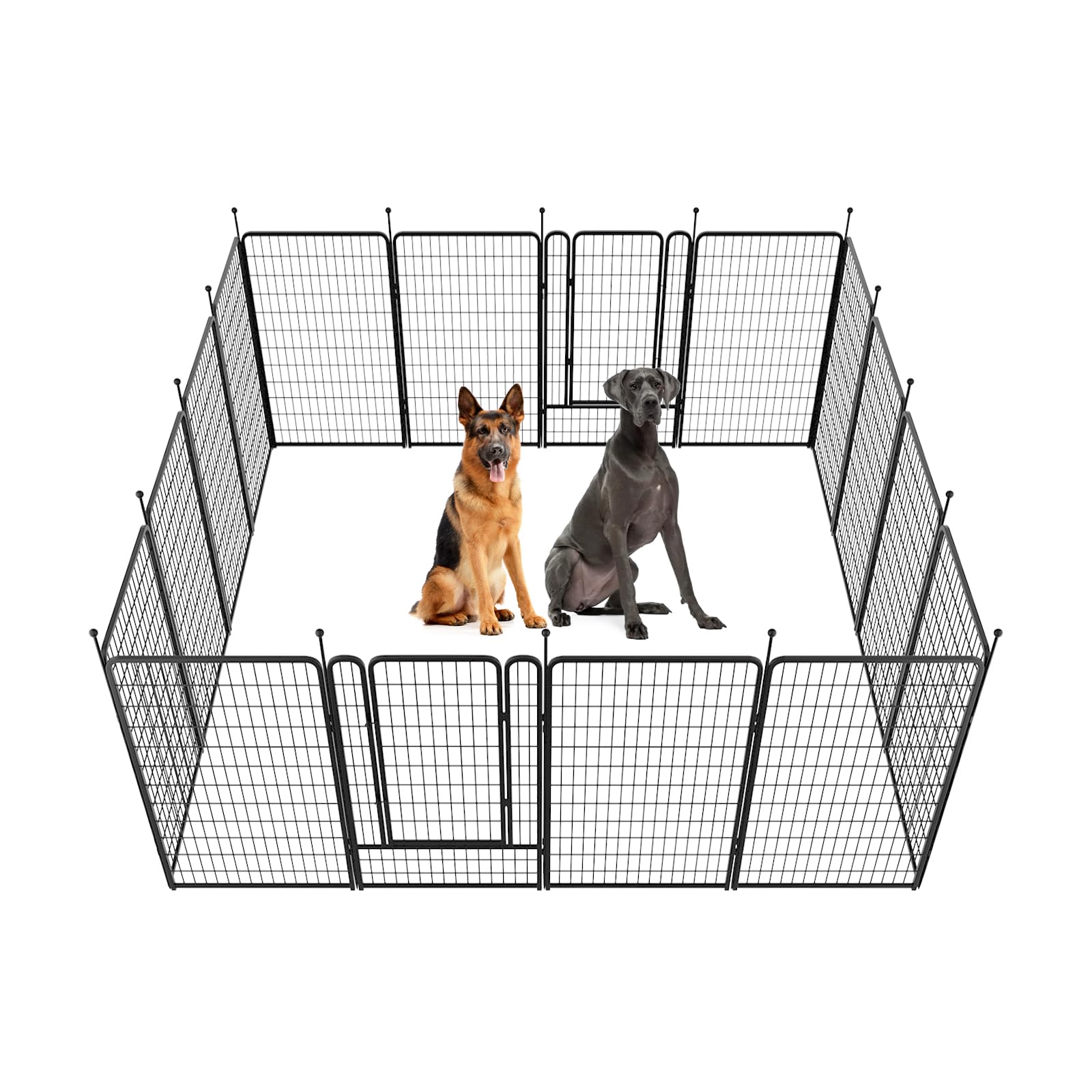 Fxw Rollick Dog Playpen For Yard, Rv Camping, 50 Inch 16 Panels For Large Dogs│Patented