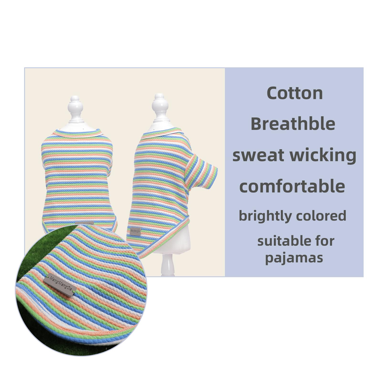 Mengmengda Dog Clothes For Small Dogs,Puppy T Shirt For Small Dogs, Dog Cotton Underwear Indoor During Winter, Schnauzer, Chihua