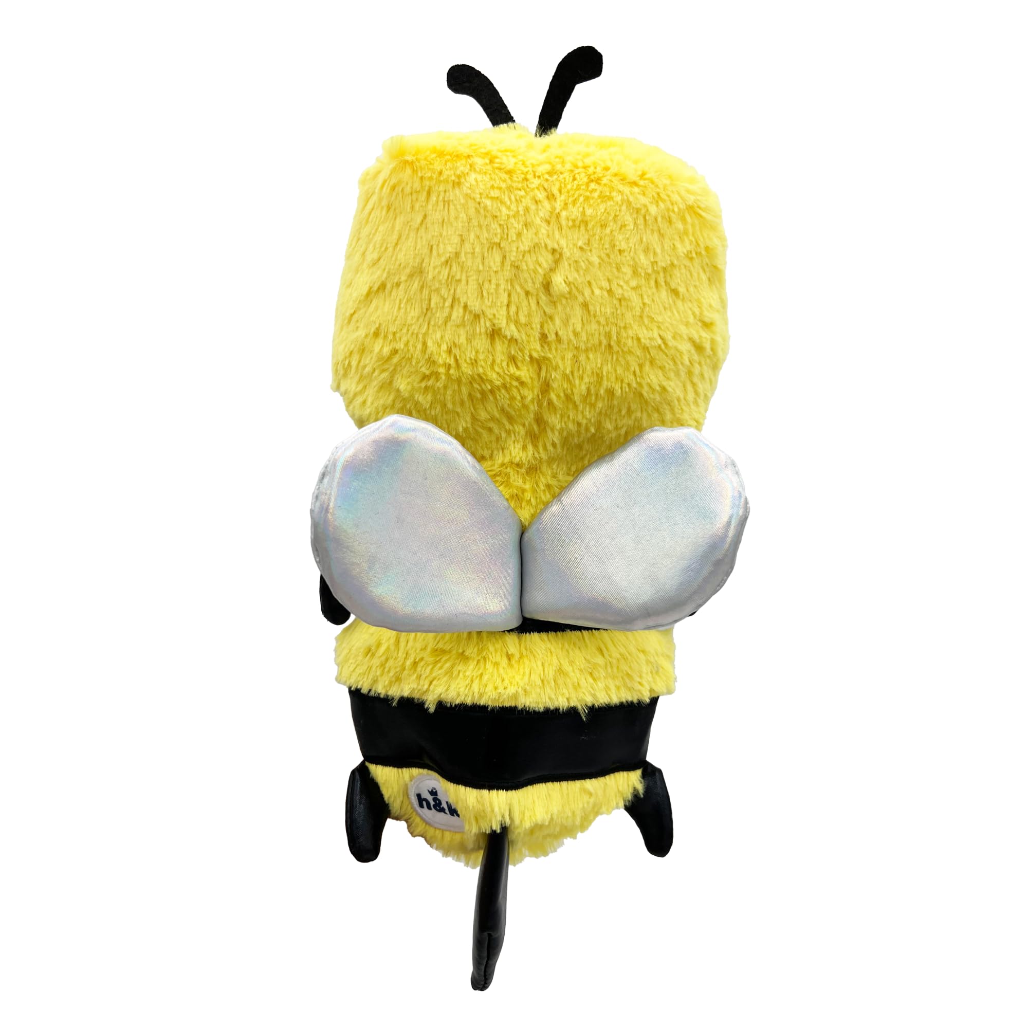 Huxley & Kent Slappies For Dogs - Buzz Bee (Small) - Squeak & Shake Dog Toy - No Stuff Squeaky Toy, Tpr Ball In Head - Simulates