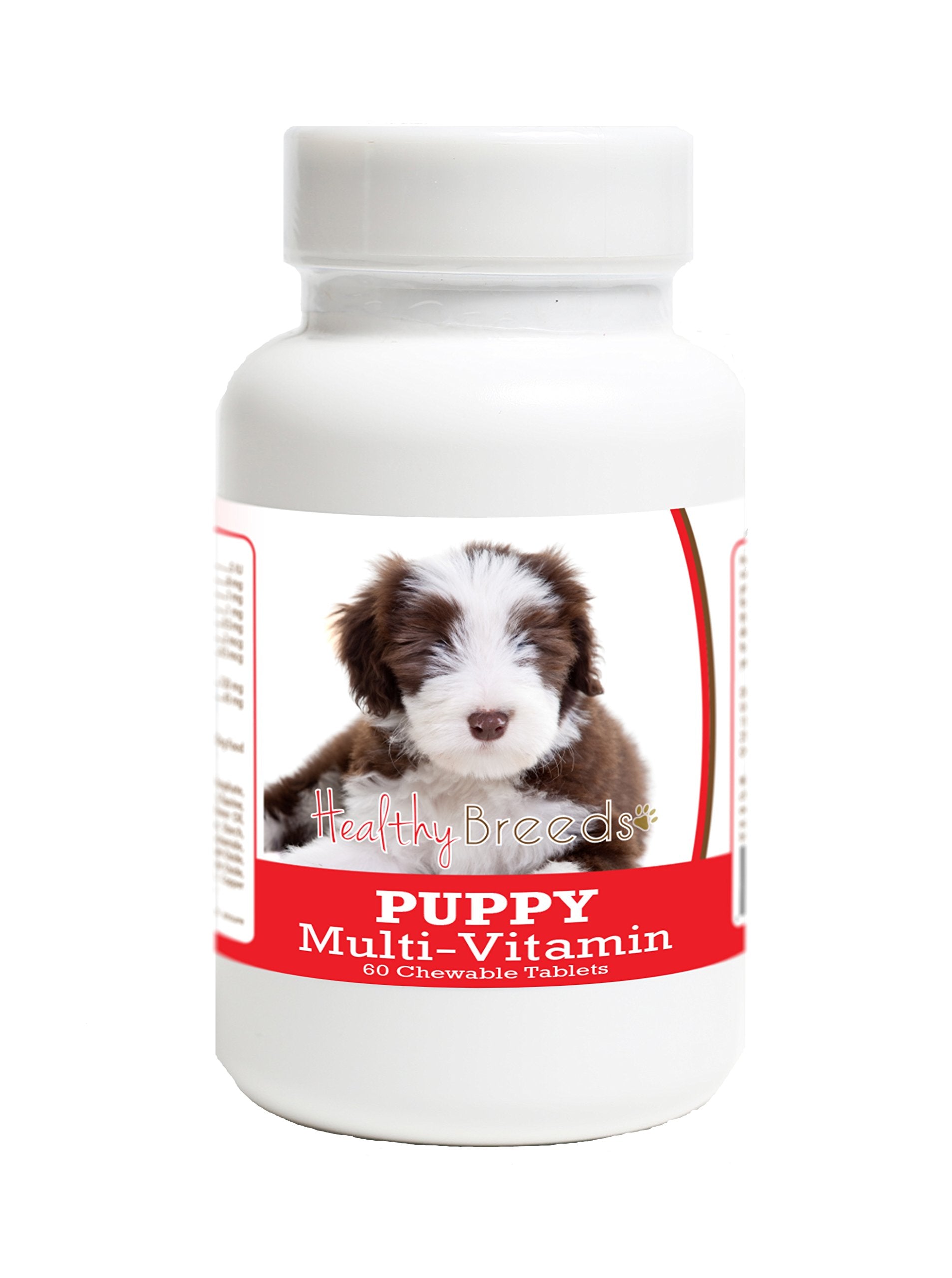 Healthy Breeds Bearded Collie Puppy Dog Multivitamin Tablet 60 Count