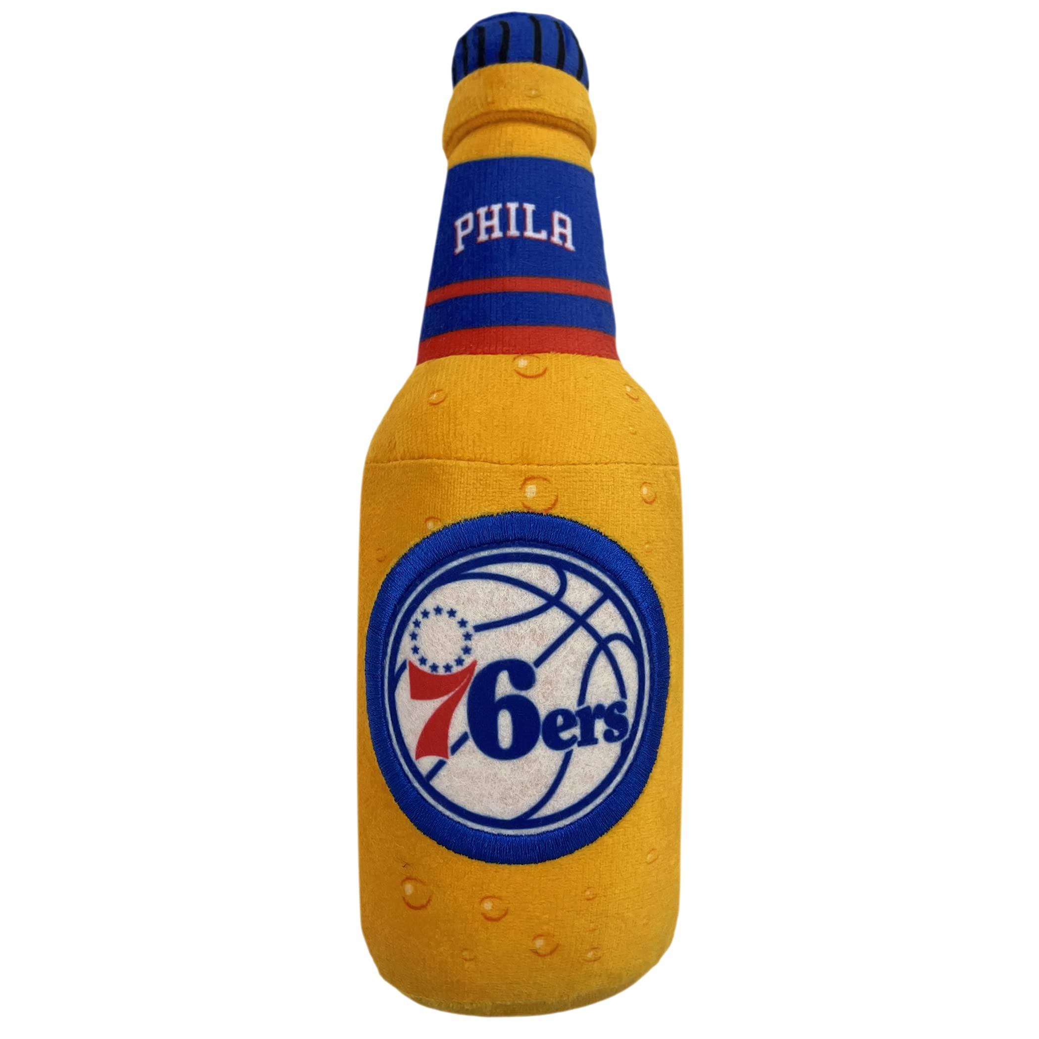 Pets First Nba Philadelphia 76Ers Beer Bottle Plush Dog & Cat Squeak Toy - Cutest Stadium Soda Bottle Snack Plush Toy For Dogs &
