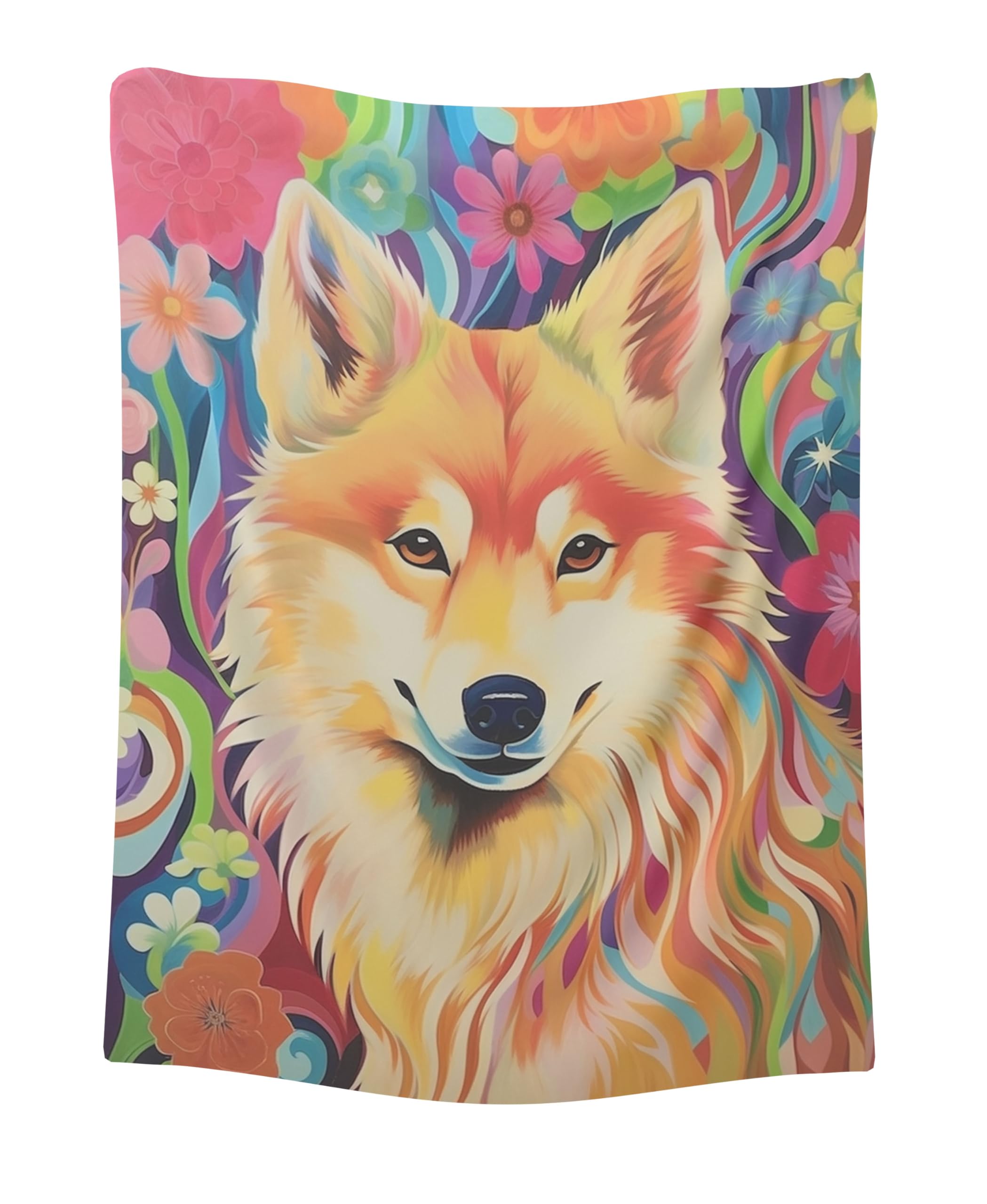 CAPITUNEISKINEPA Finnish Spitz Dog Blanket Gifts Blanket for Bed Small Blankets 30 x 40