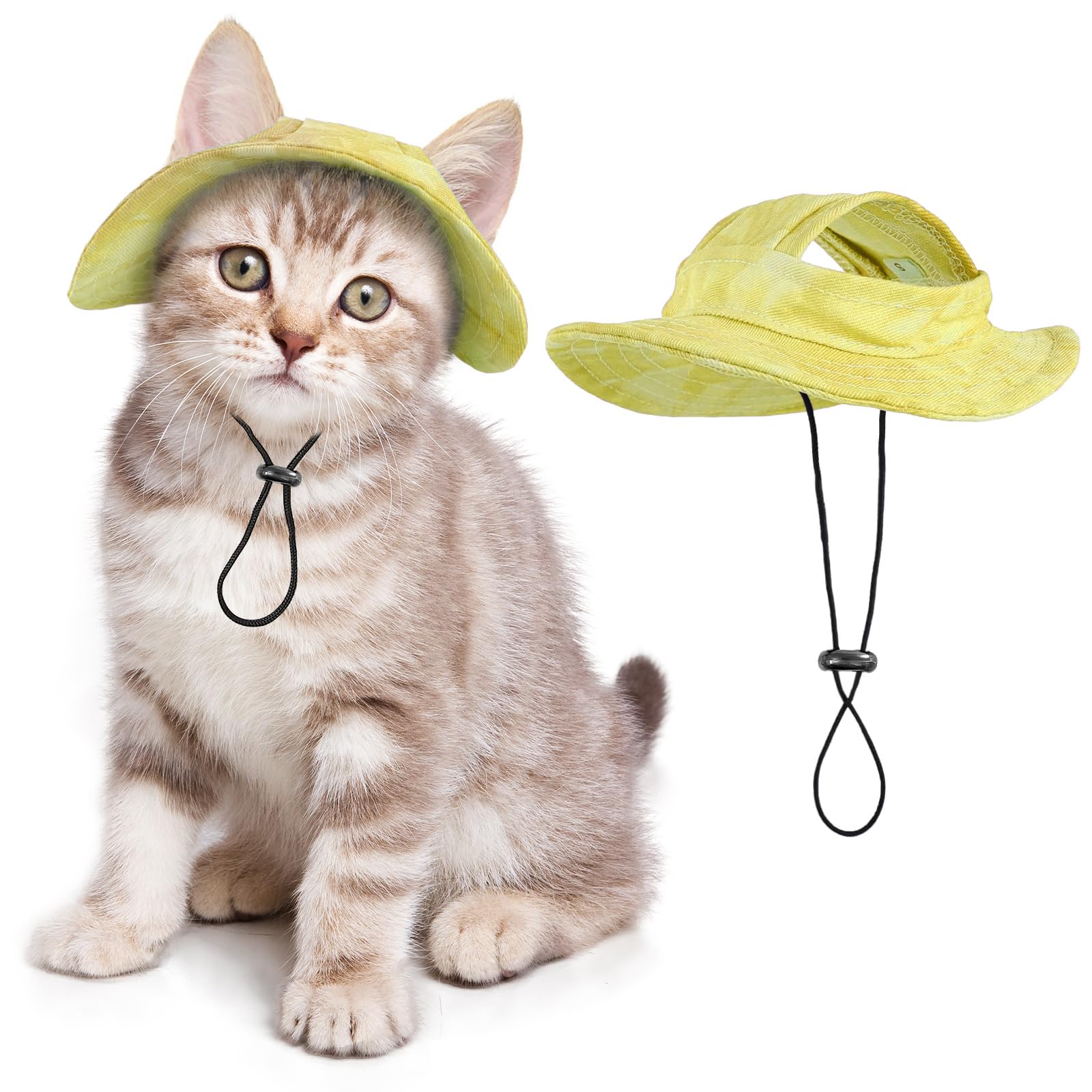 Cat/Dog Hat For Cats Only With Adjustable String Pet Hat Small Pet For Small And Medium Cats Birthday Party Costume Decoration (