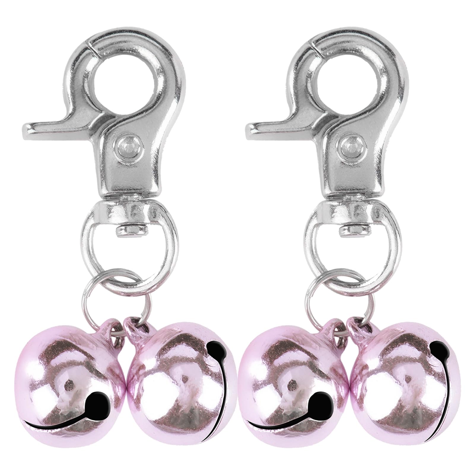 Expawlorer 2 Pack Cat Bell - Dog Cat Collar Bell Loud, Pet Jingle Bells Training Charm Pendants Jewelry Small Bells For Dog Cat 